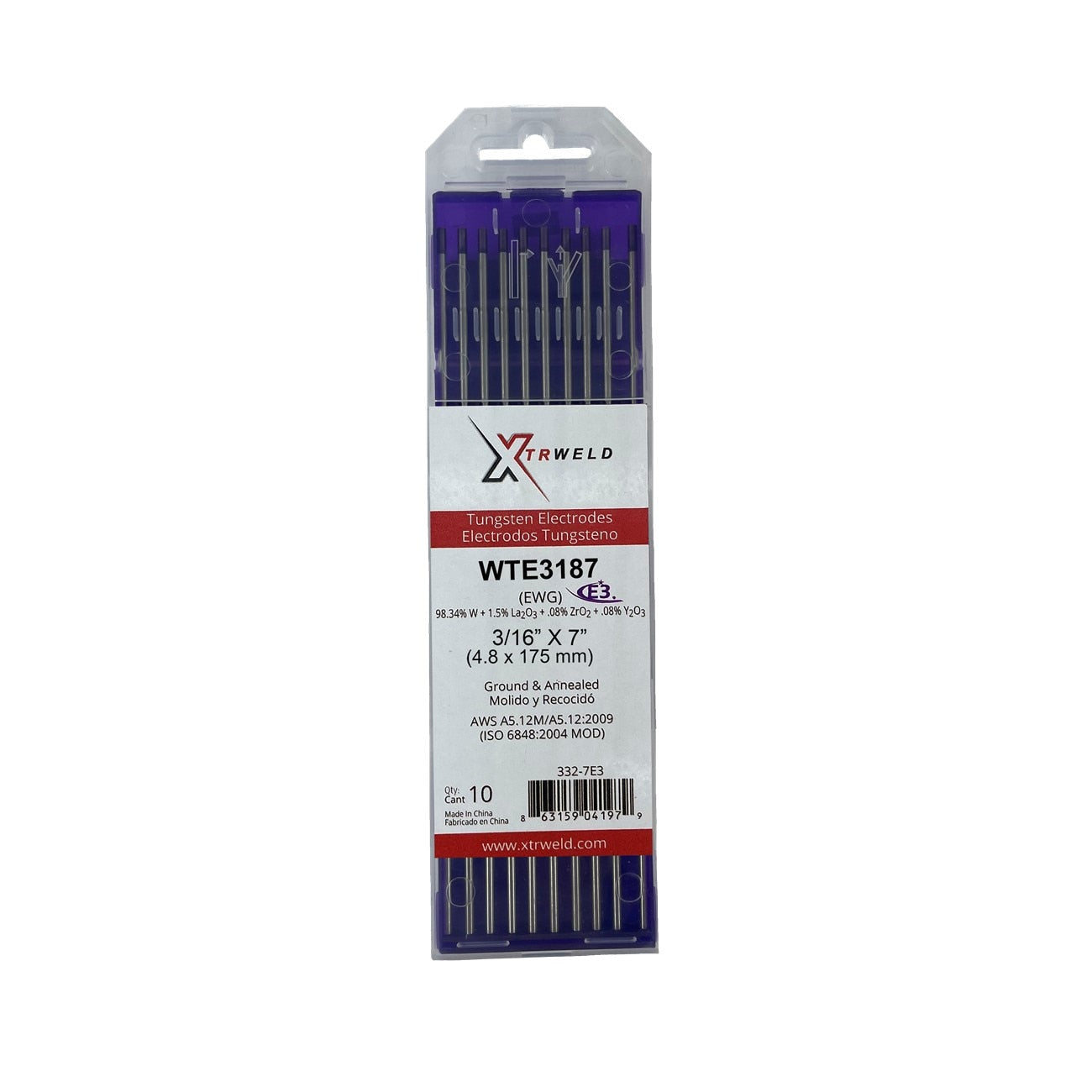 3/16X7 GRND E3 TUNG. 5/PKG