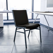 HERCULES Series Heavy Duty Black Vinyl Stack Chair