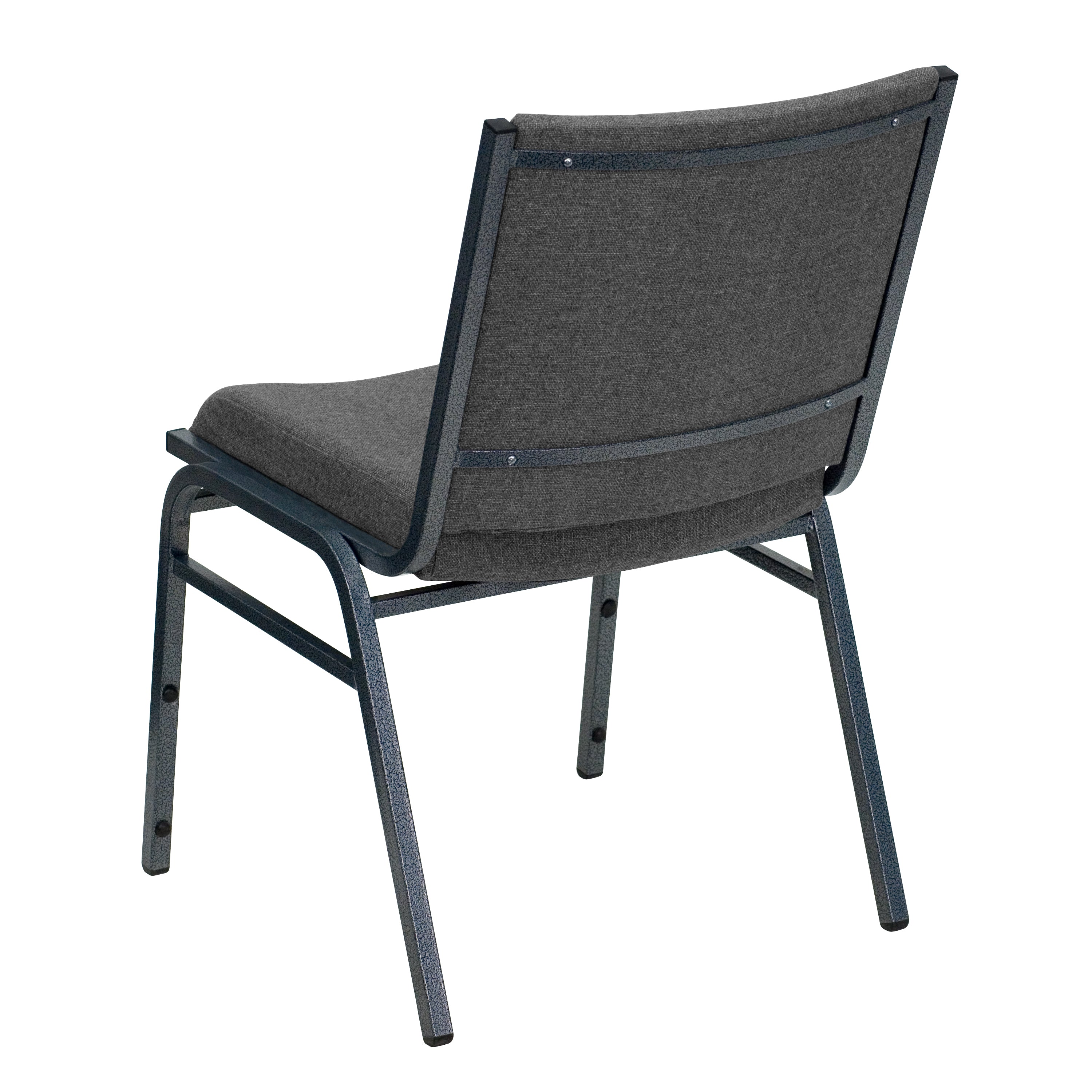 HERCULES Series Heavy Duty Gray Fabric Stack Chair