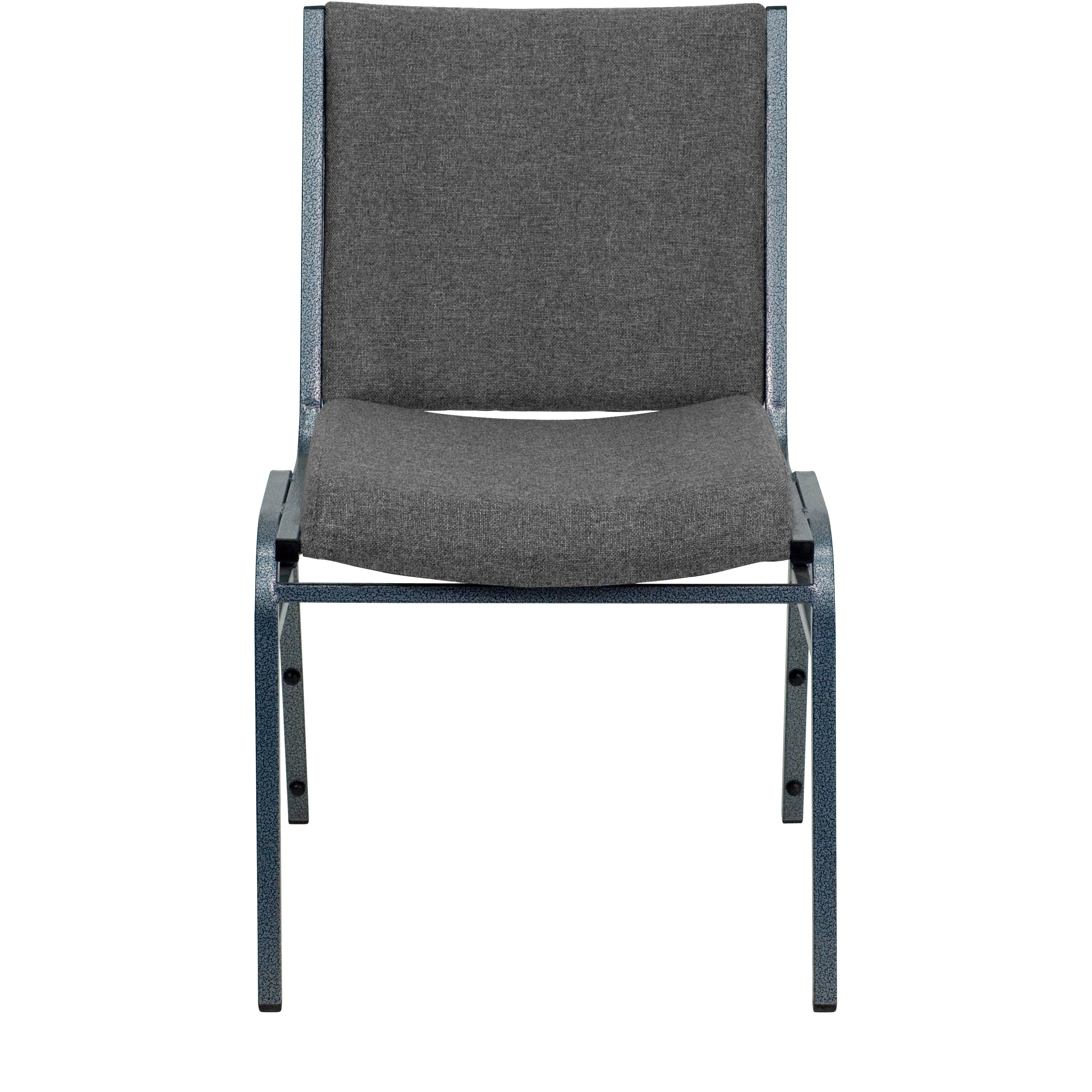 HERCULES Series Heavy Duty Gray Fabric Stack Chair