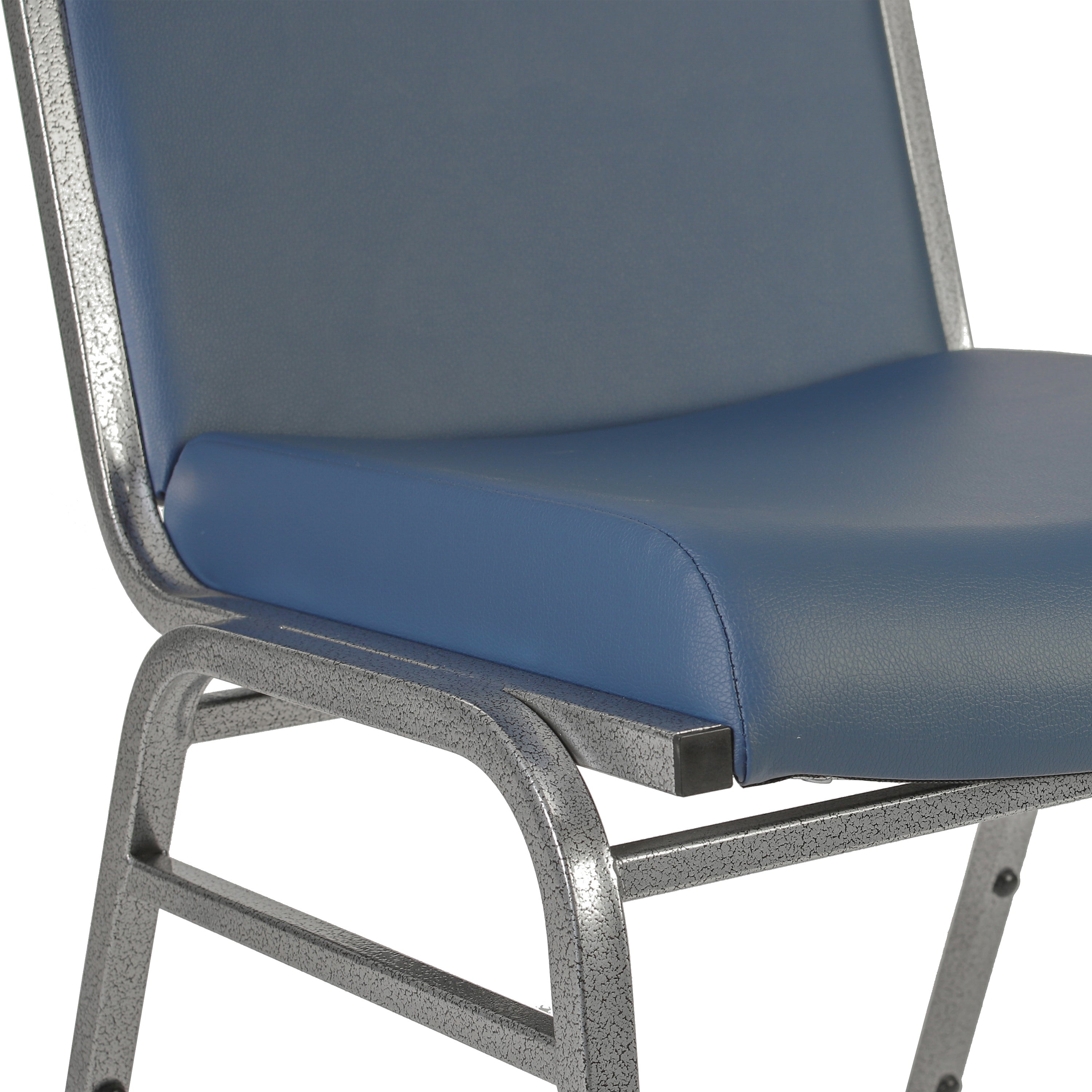 HERCULES Heavy Duty Navy Vinyl Stack Chair