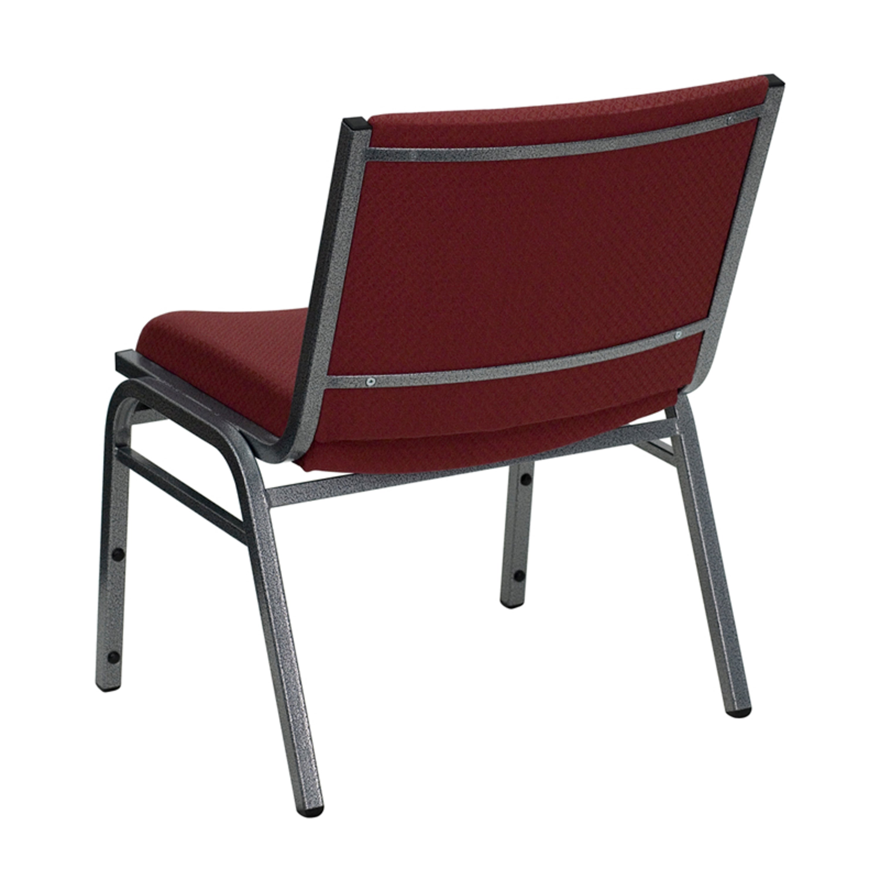 HERCULES Series Big & Tall 1000 lb. Rated Burgundy Fabric Stack Chair