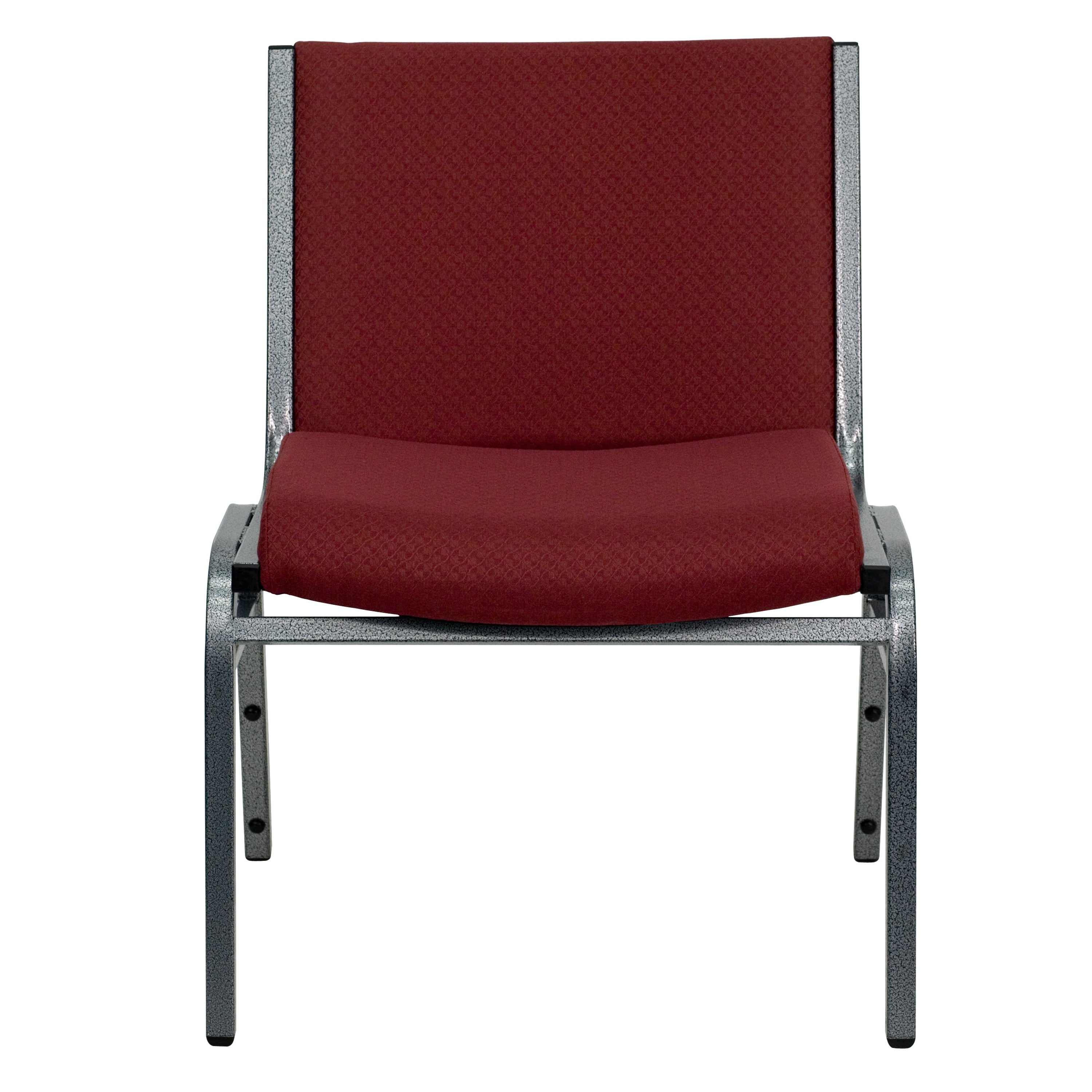 HERCULES Series Big & Tall 1000 lb. Rated Burgundy Fabric Stack Chair