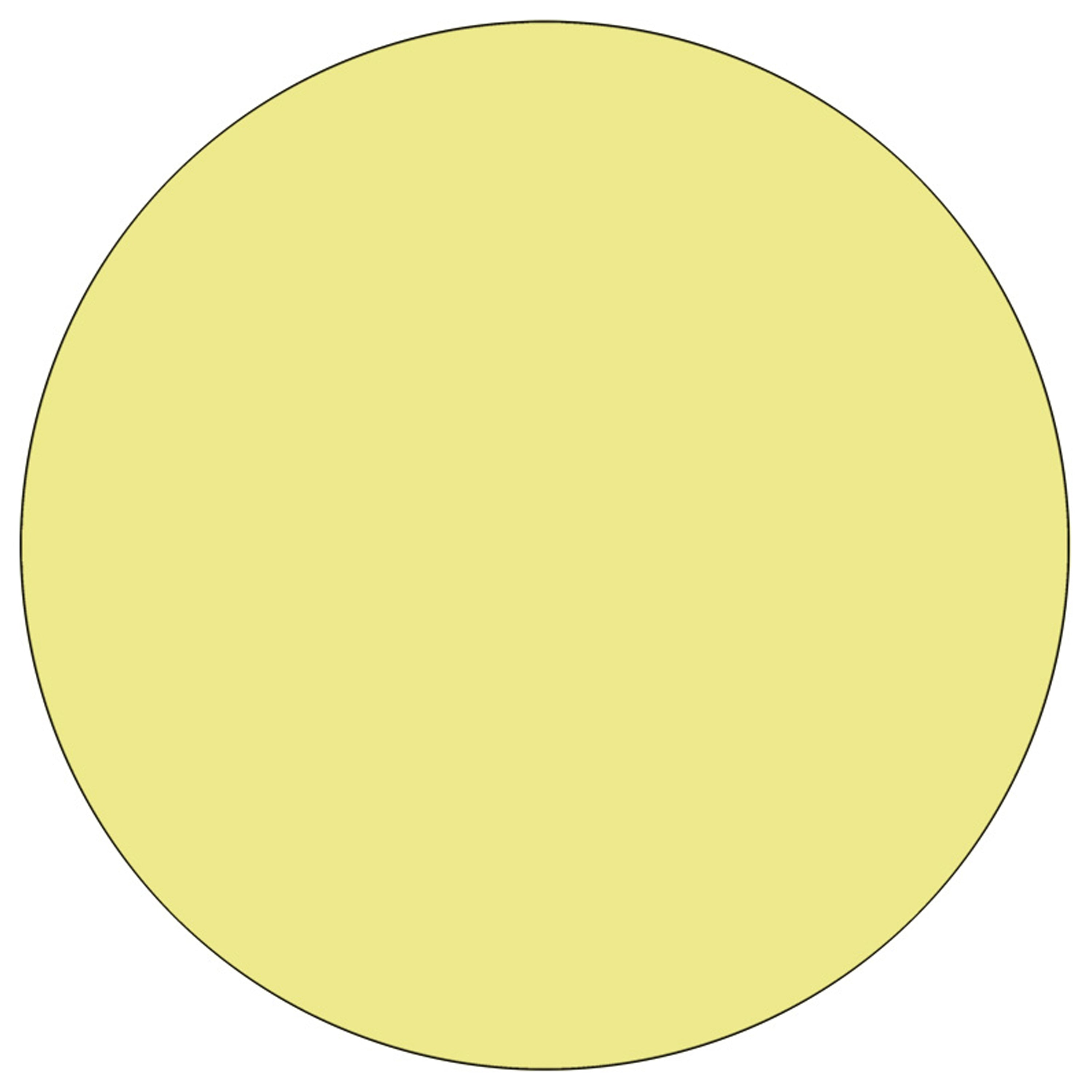 Wren Mobile 42'' Round Yellow Thermal Laminate Activity Table - Height Adjustable Short Legs