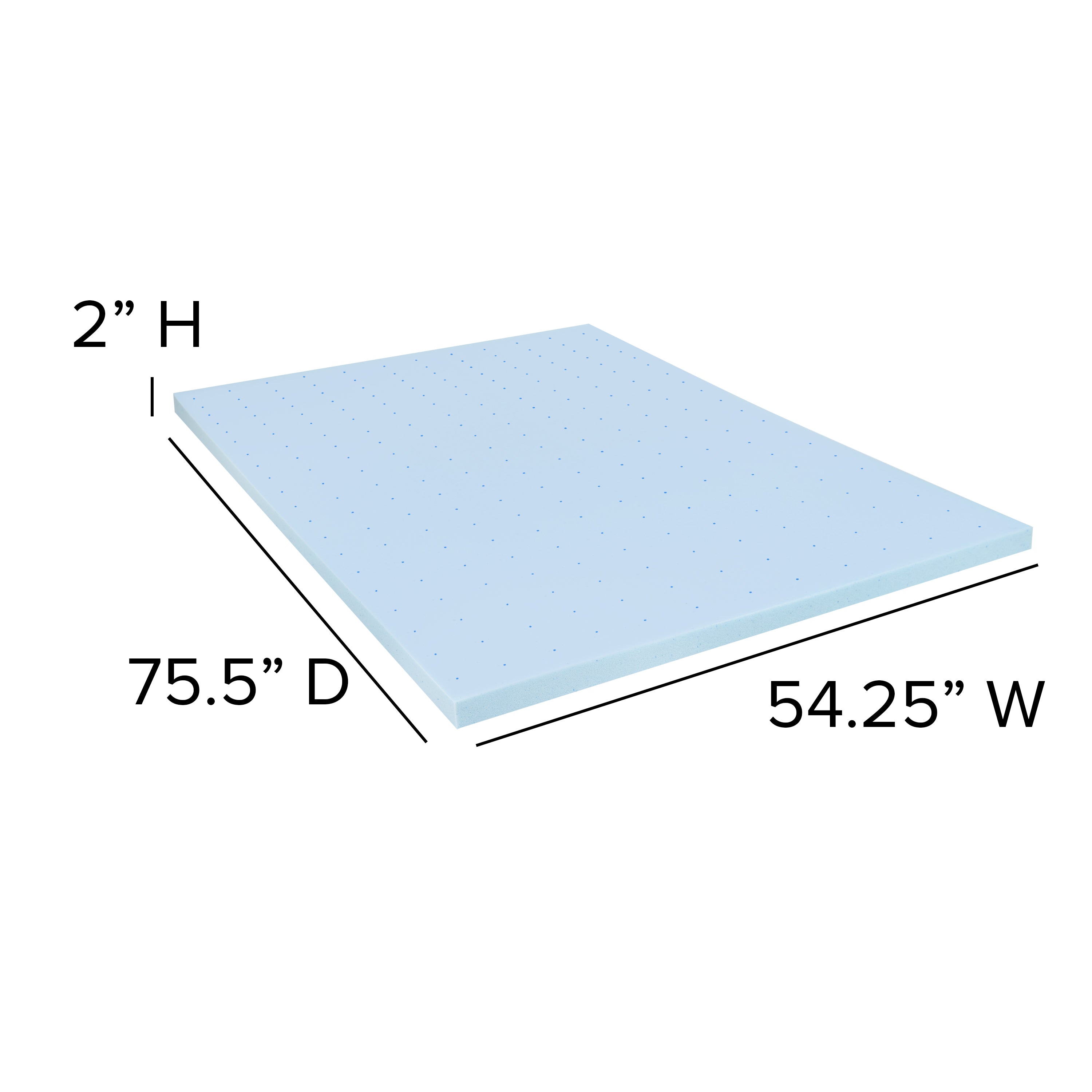 Leo 14 Inch Metal Platform Bed Frame with 10 Inch Pocket Spring Mattress in a Box and 2 Inch Cool Gel Memory Foam Topper - Full