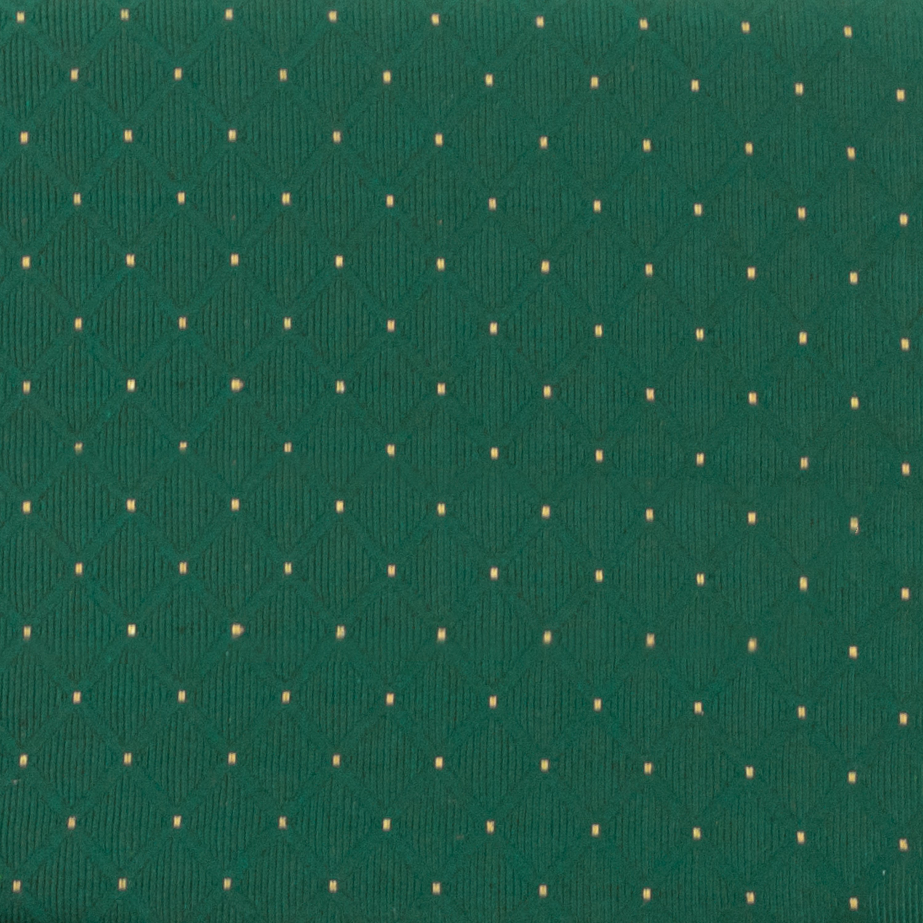 HERCULES Series 18.5''W Church Chair in Green Patterned Fabric with Book Rack - Gold Vein Frame