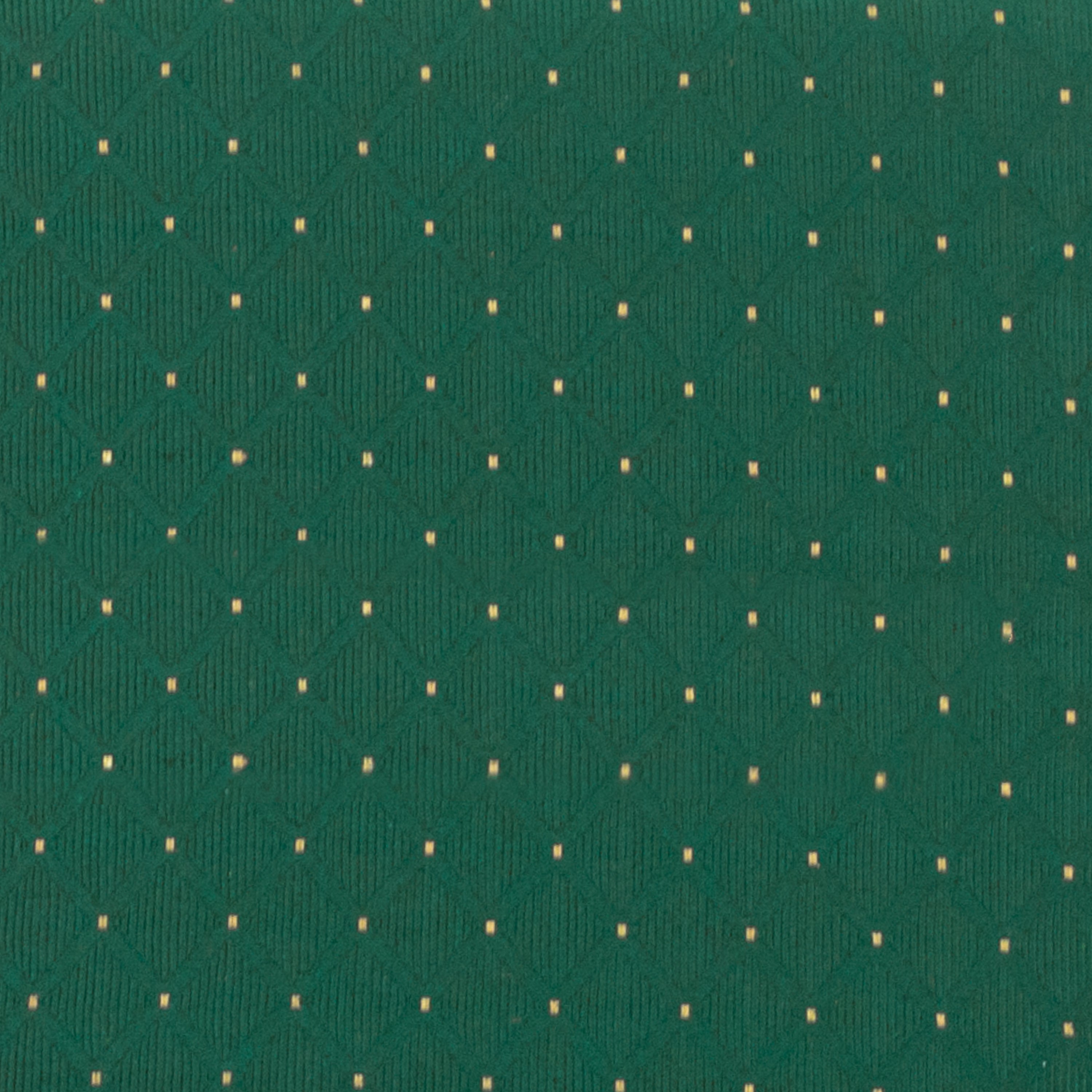 HERCULES Series 18.5''W Stacking Church Chair in Green Patterned Fabric - Gold Vein Frame