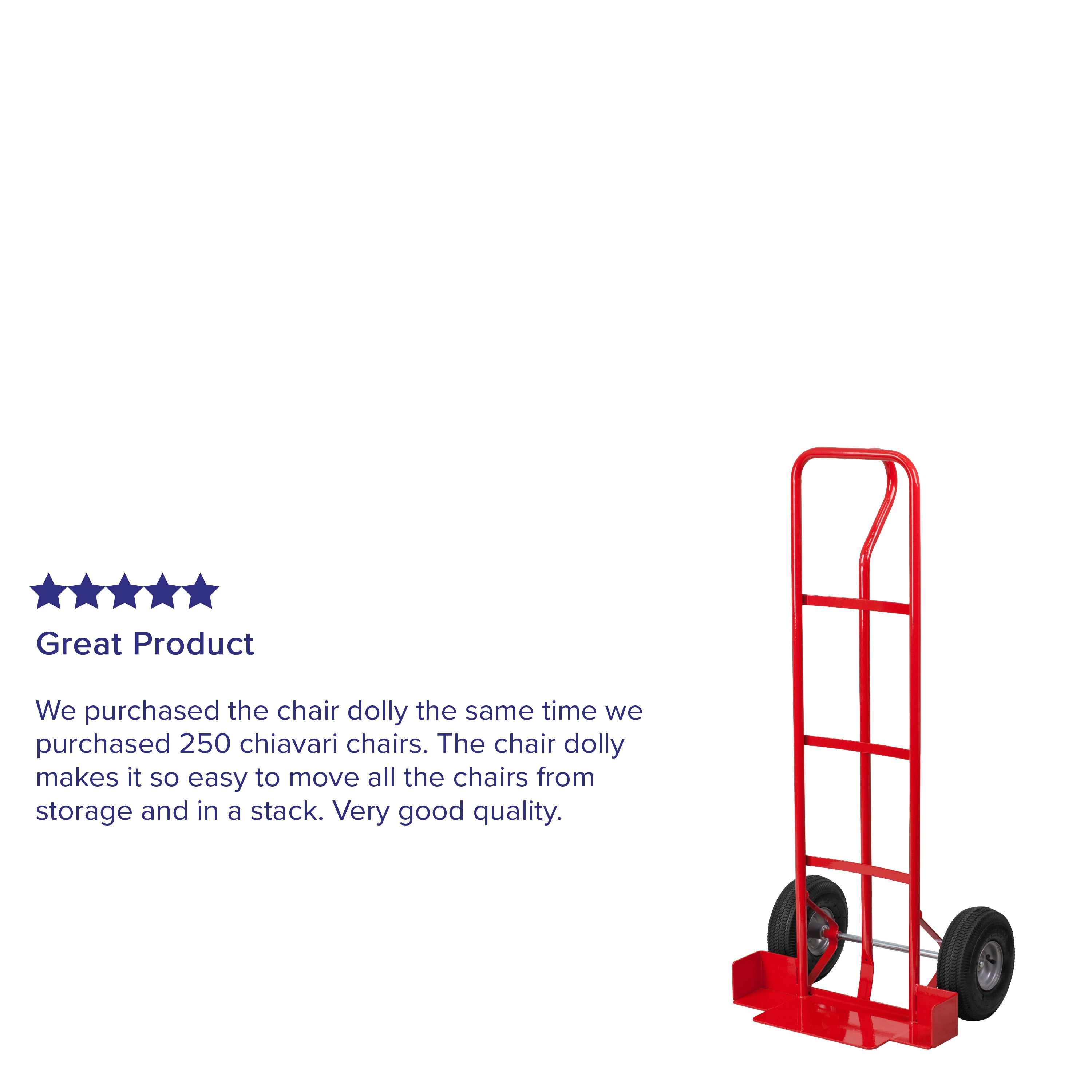 Falon Heavy Duty Metal Chiavari Stack Chair Dolly