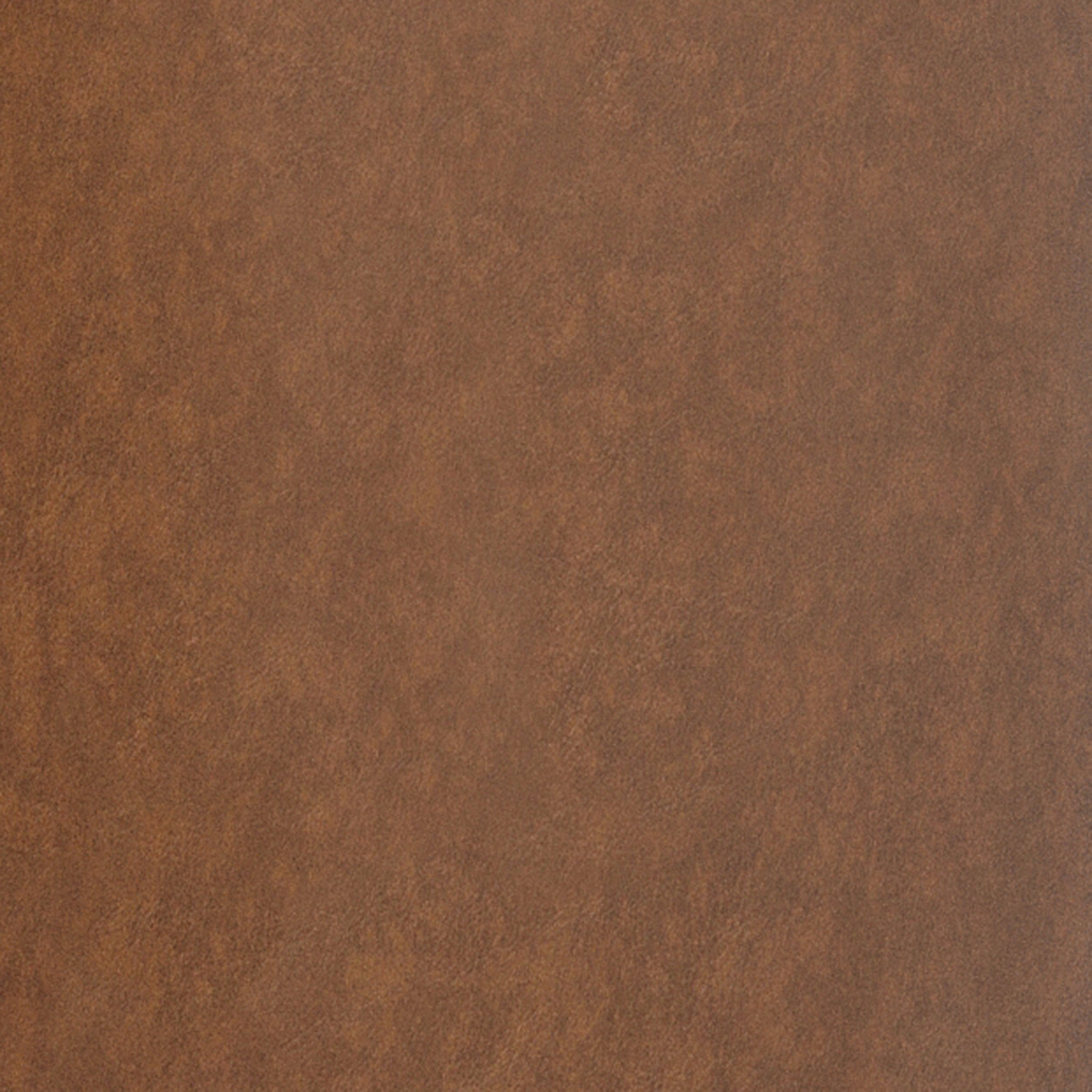 Bruno Double Ring Chrome Barstool with Weathered Brown Seat