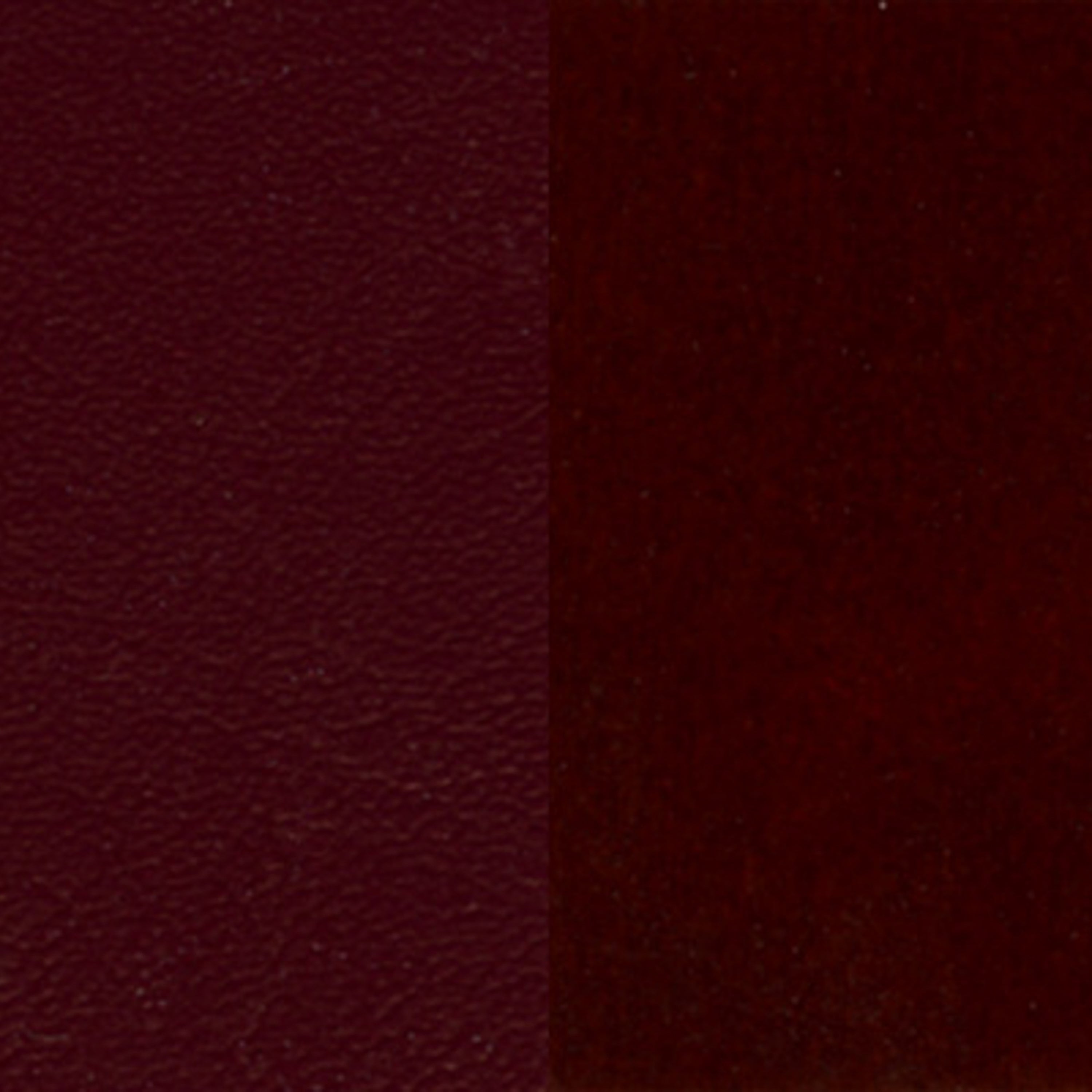 HERCULES Series Vertical Slat Back Mahogany Wood Restaurant Chair - Burgundy Vinyl Seat