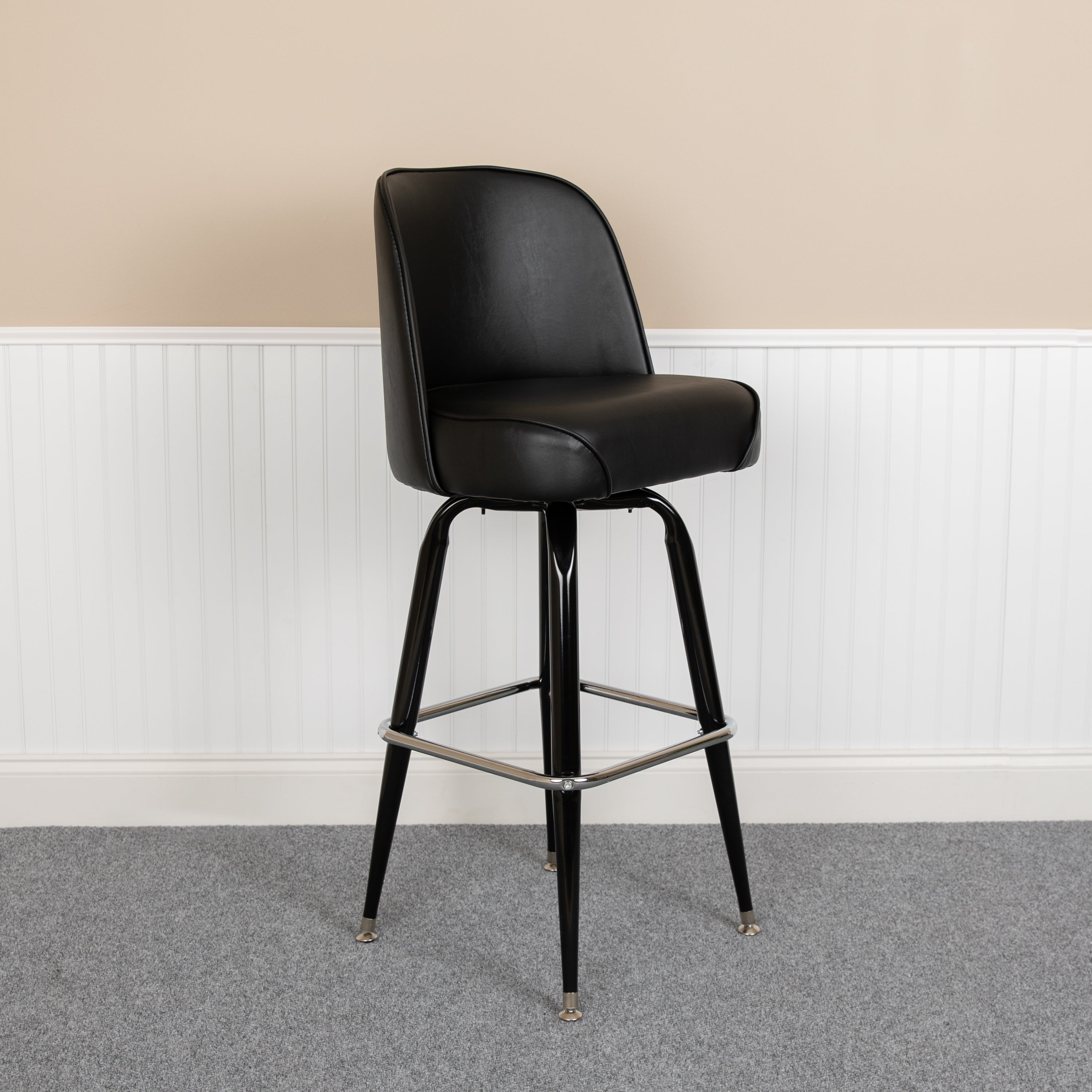 James Metal Barstool with Swivel Bucket Seat