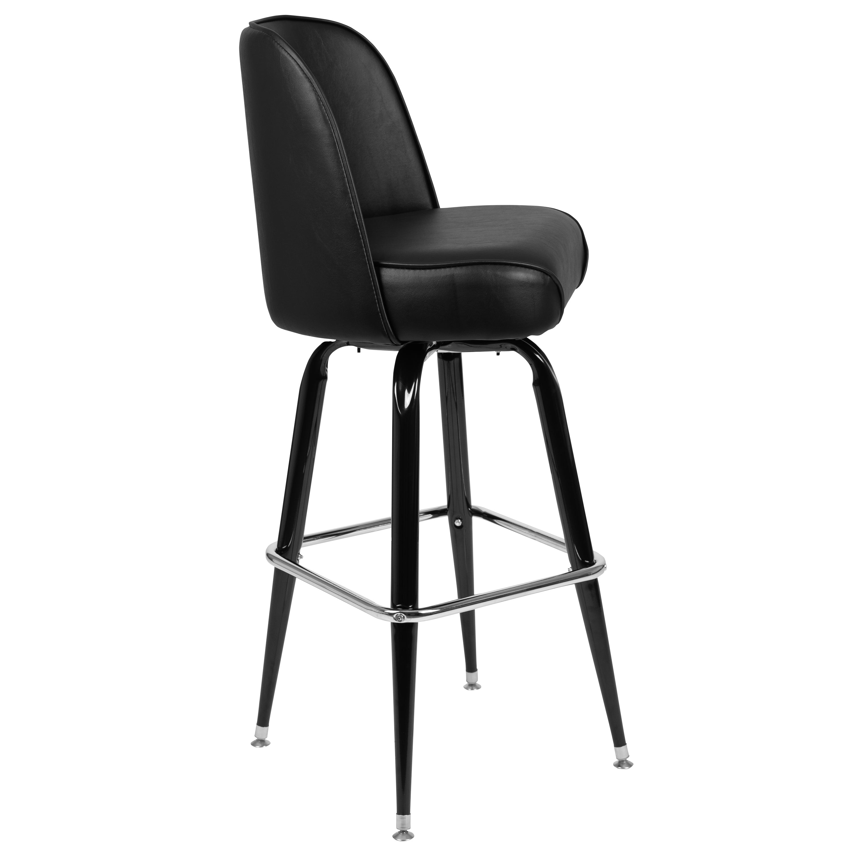 James Metal Barstool with Swivel Bucket Seat