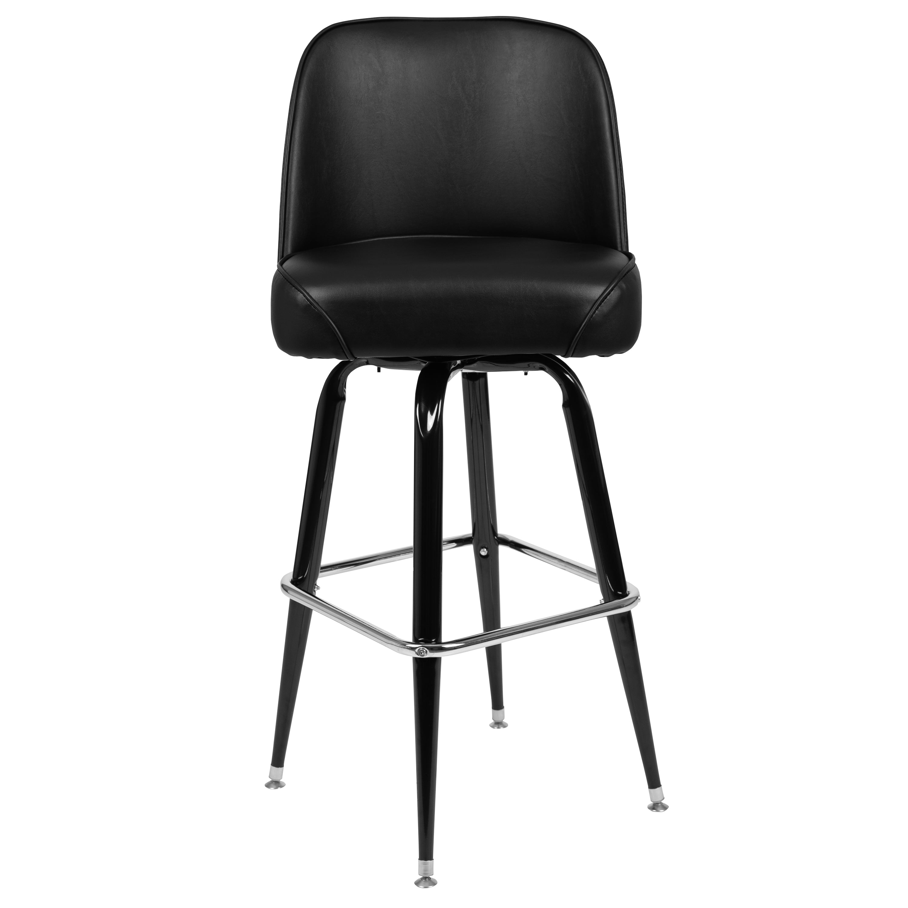 James Metal Barstool with Swivel Bucket Seat