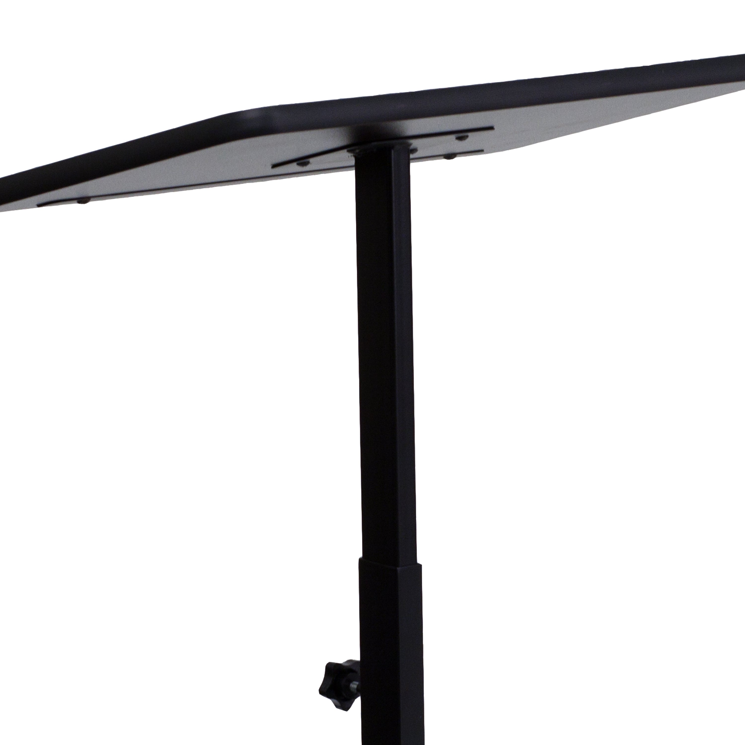 Mysta Adjustable Height Metal Lectern in Mahogany