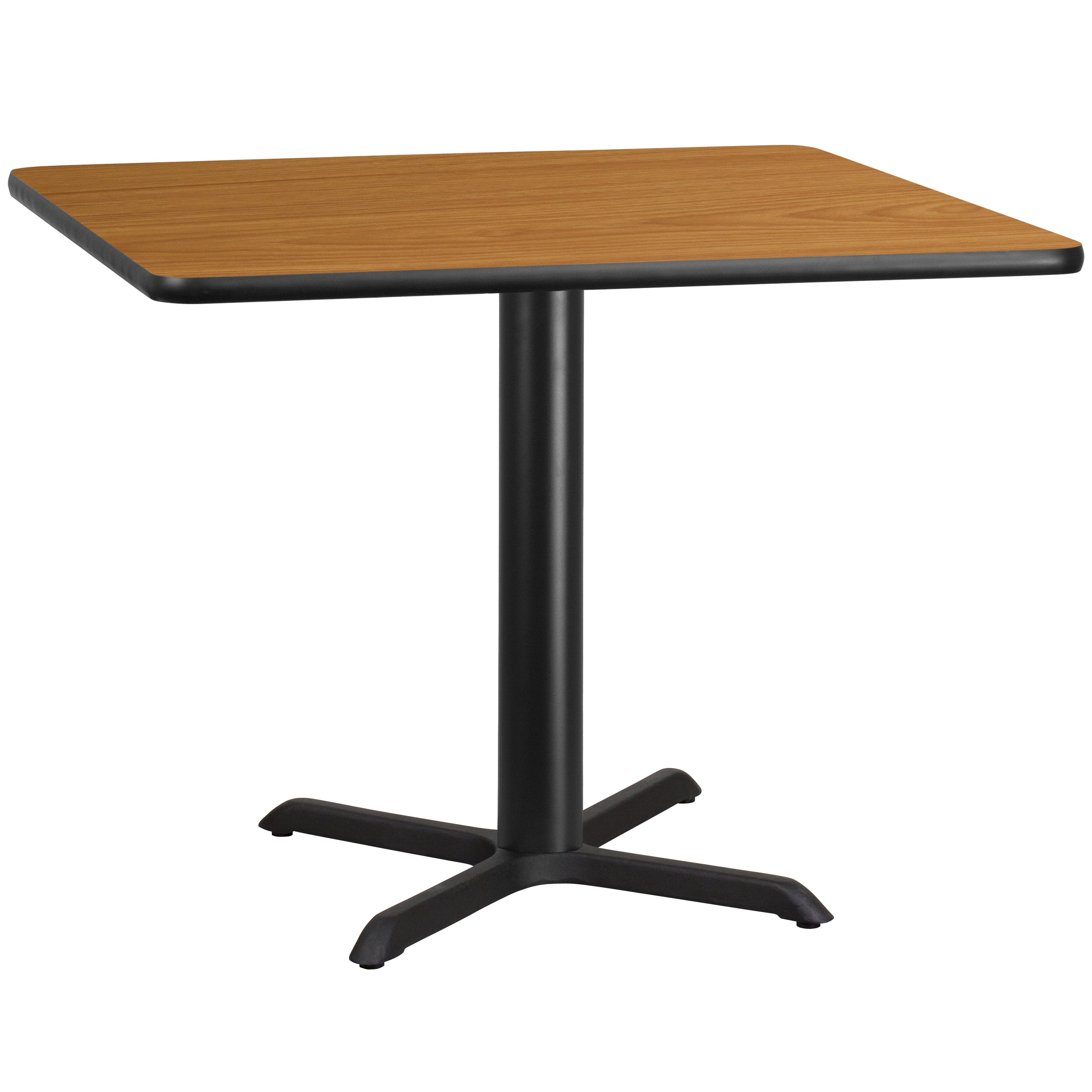 Graniss 42'' Square Natural Laminate Table Top with 33'' x 33'' Table Height Base