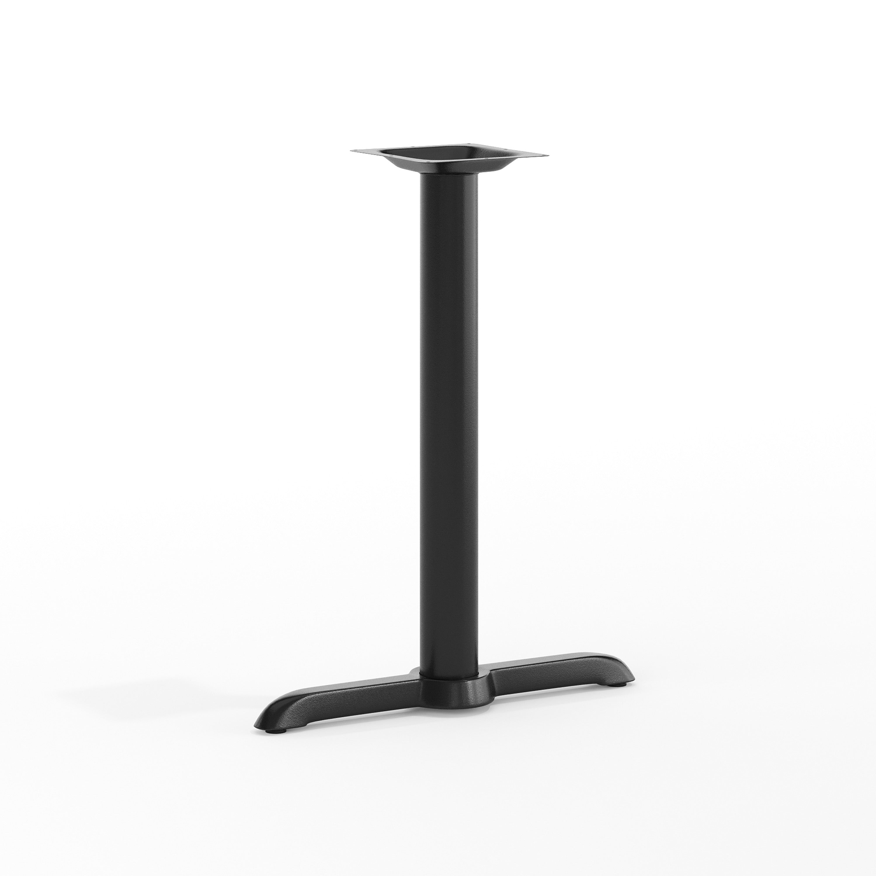 Beverly 5'' x 22'' Restaurant Table T-Base with 3'' Dia. Table Height Column