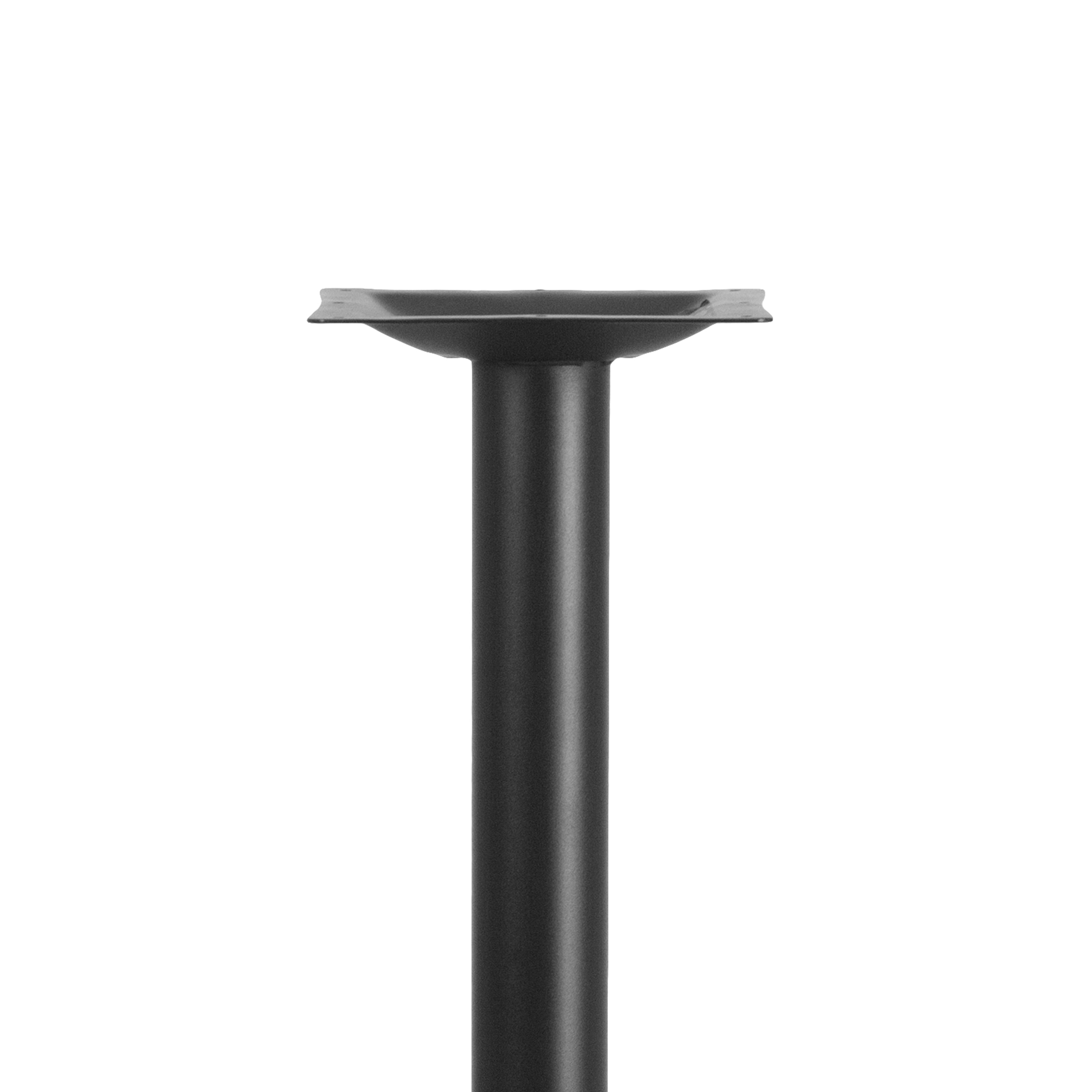 Beverly 30'' x 30'' Restaurant Table X-Base with 3'' Dia. Table Height Column