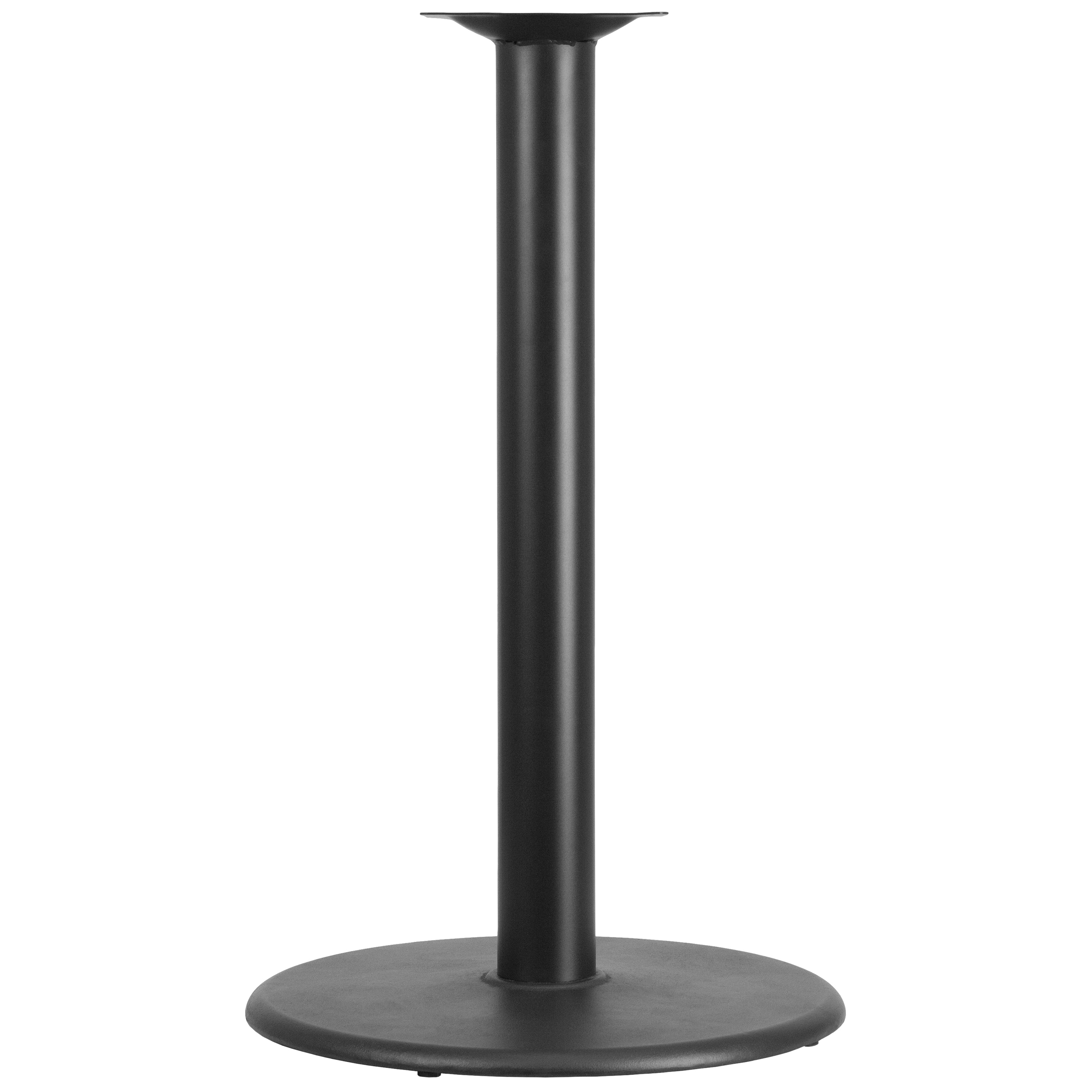 Beverly 24'' Round Restaurant Table Base with 4'' Dia. Bar Height Column
