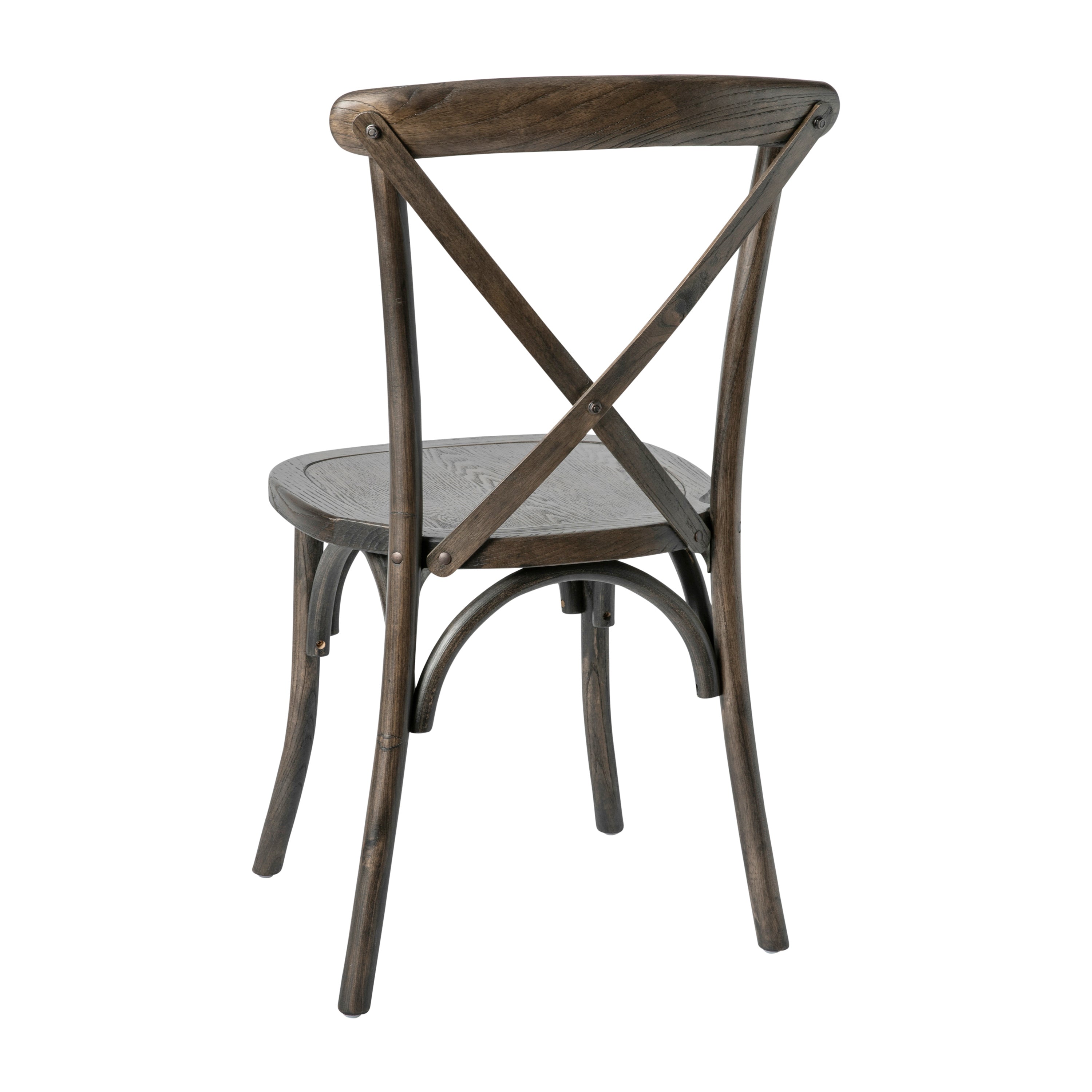 HERCULES Series Stackable Early American Wood Cross Back Chair