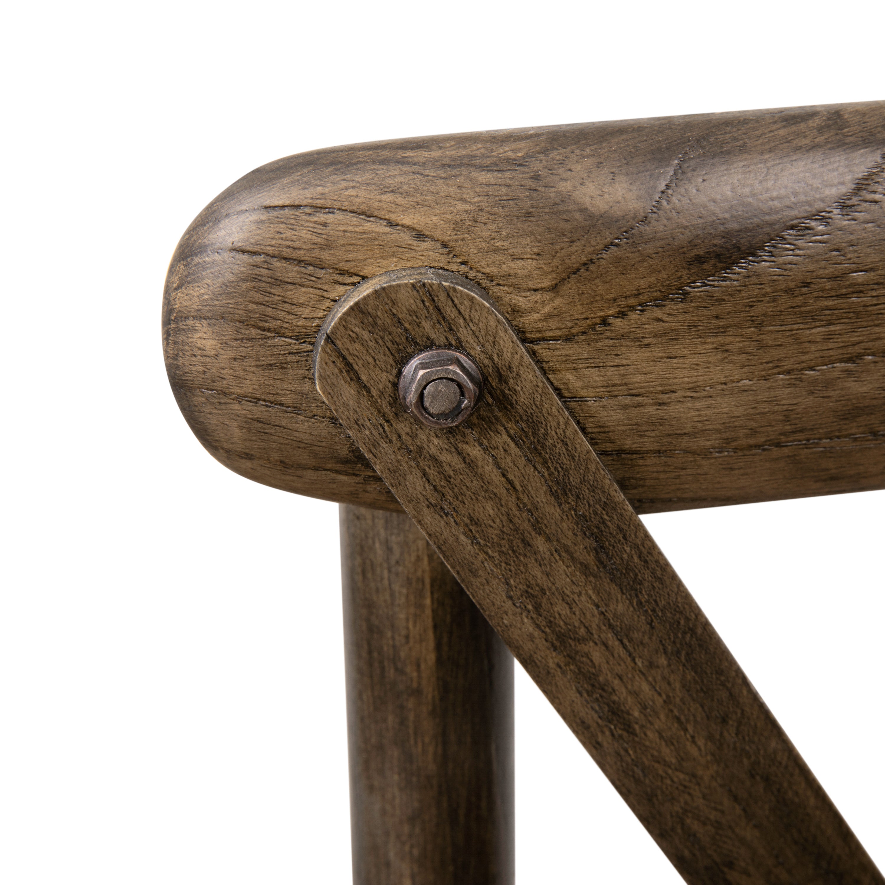 HERCULES Series Stackable Early American Wood Cross Back Chair