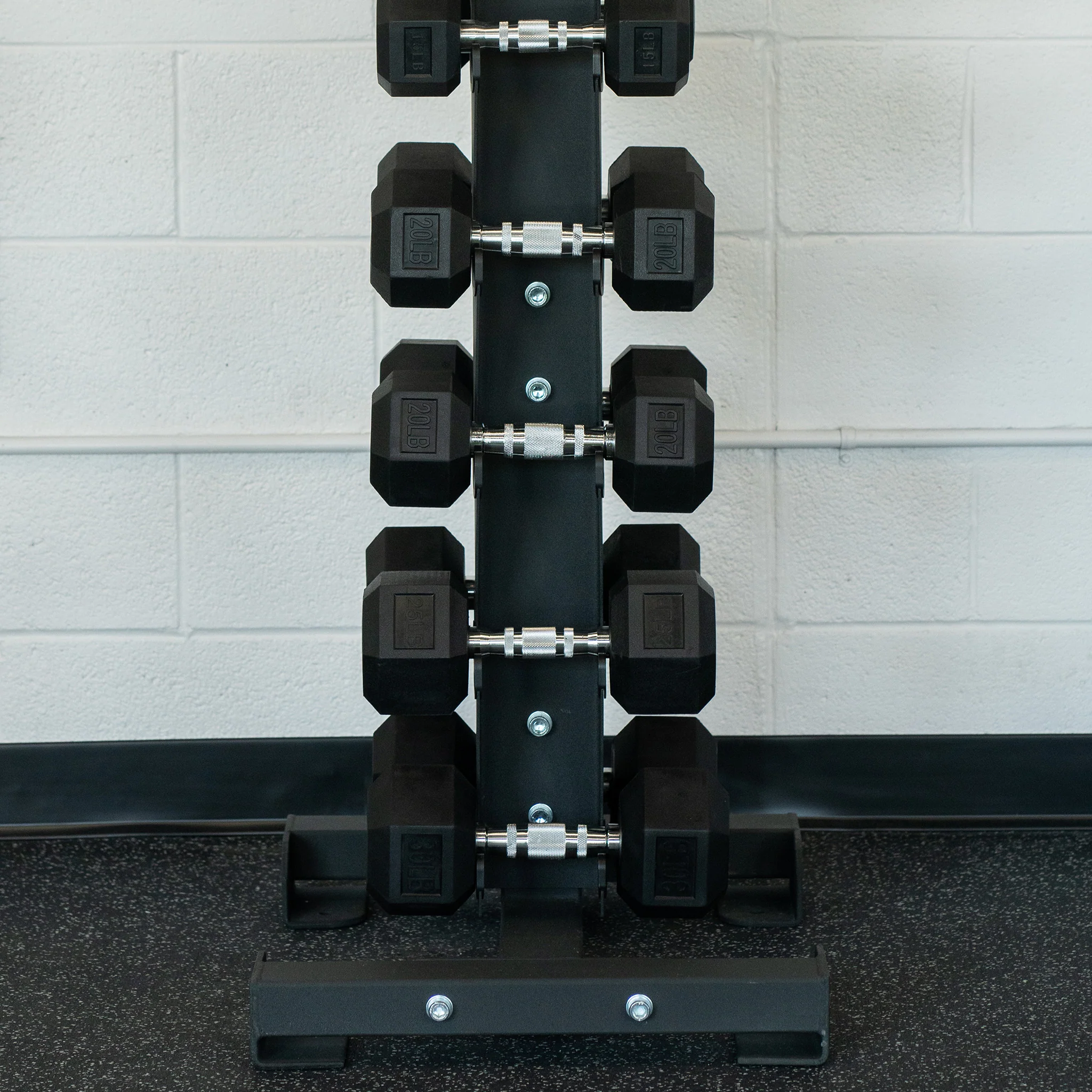 VERTICAL DUMBBELL RACK - 10 PAIR (HIGH WEAR BLACK)