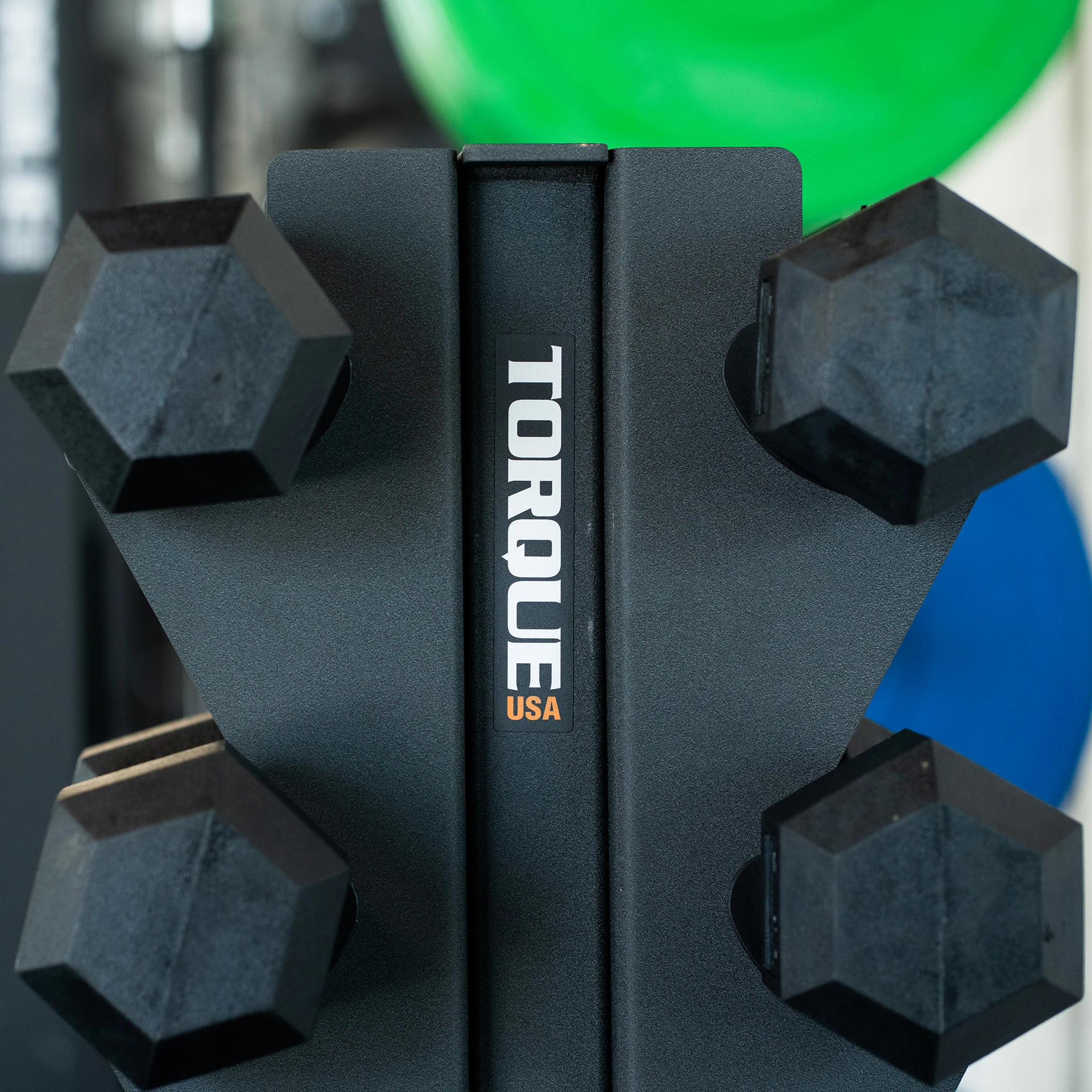 VERTICAL DUMBBELL RACK - 10 PAIR (HIGH WEAR BLACK)