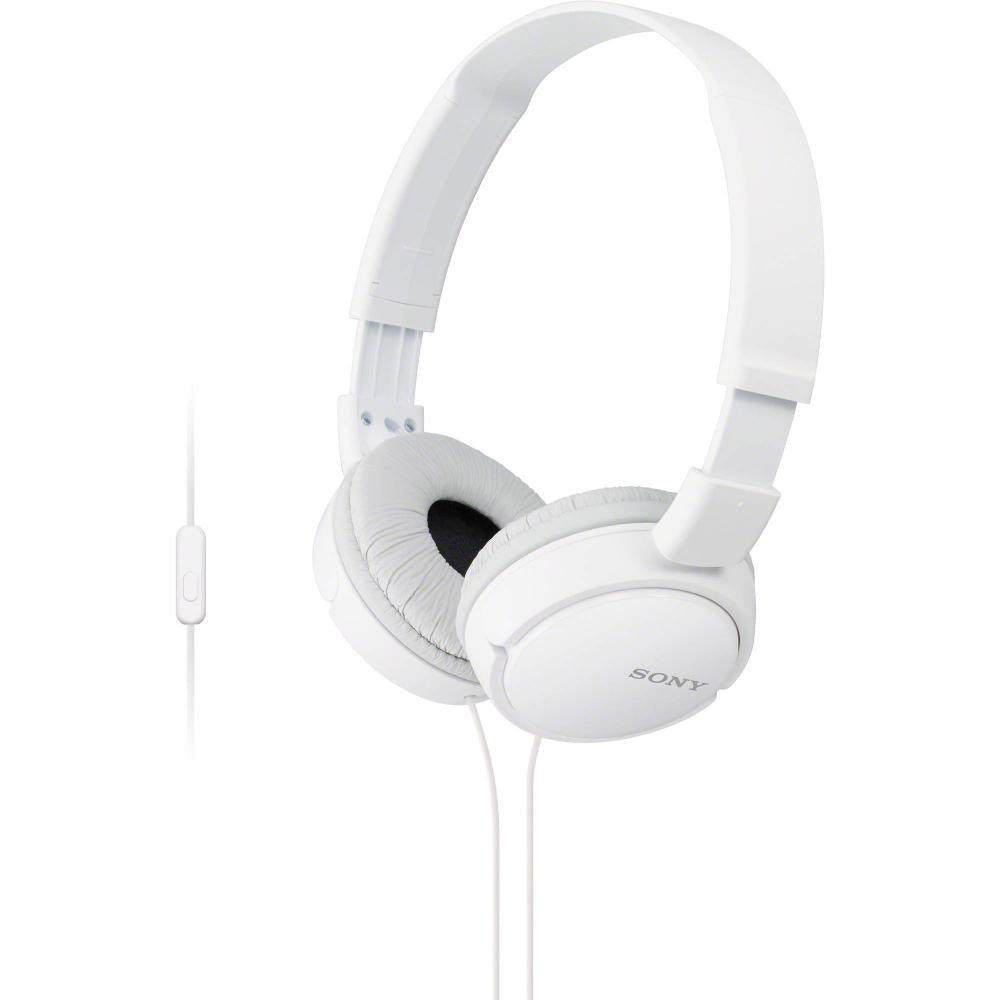 Sony Extra Bass Smartphone Headset with In-line Mic, White