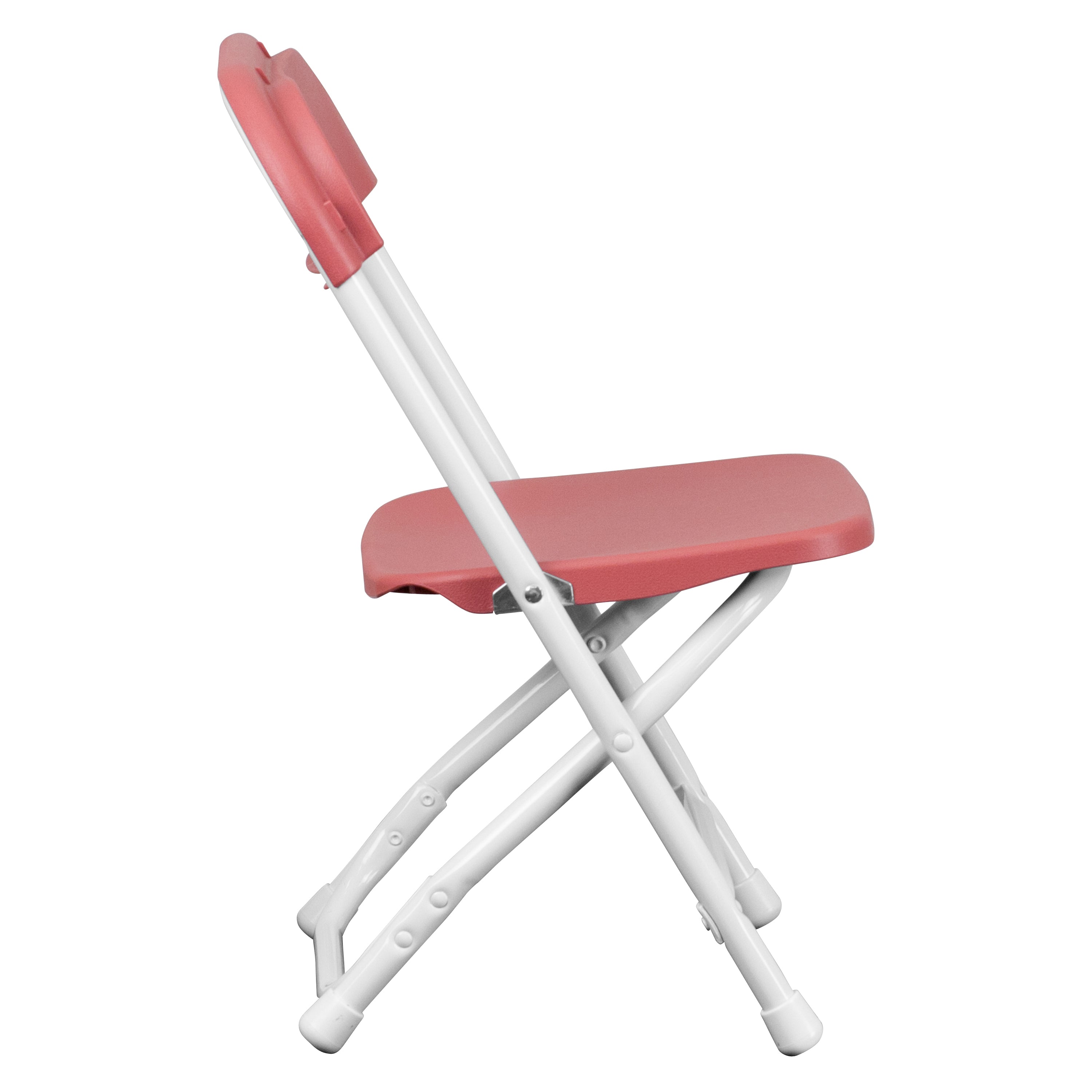Timmy 2 Pack Kids Burgundy Plastic Folding Chair
