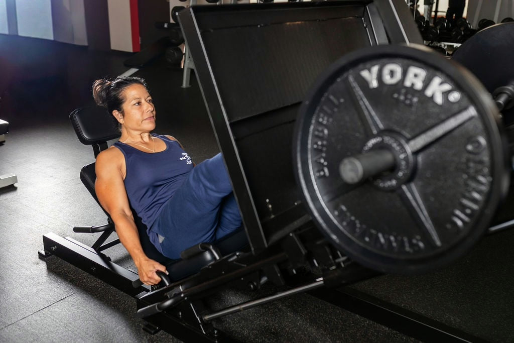 STS 35 Degree Leg Press Machine - Silver