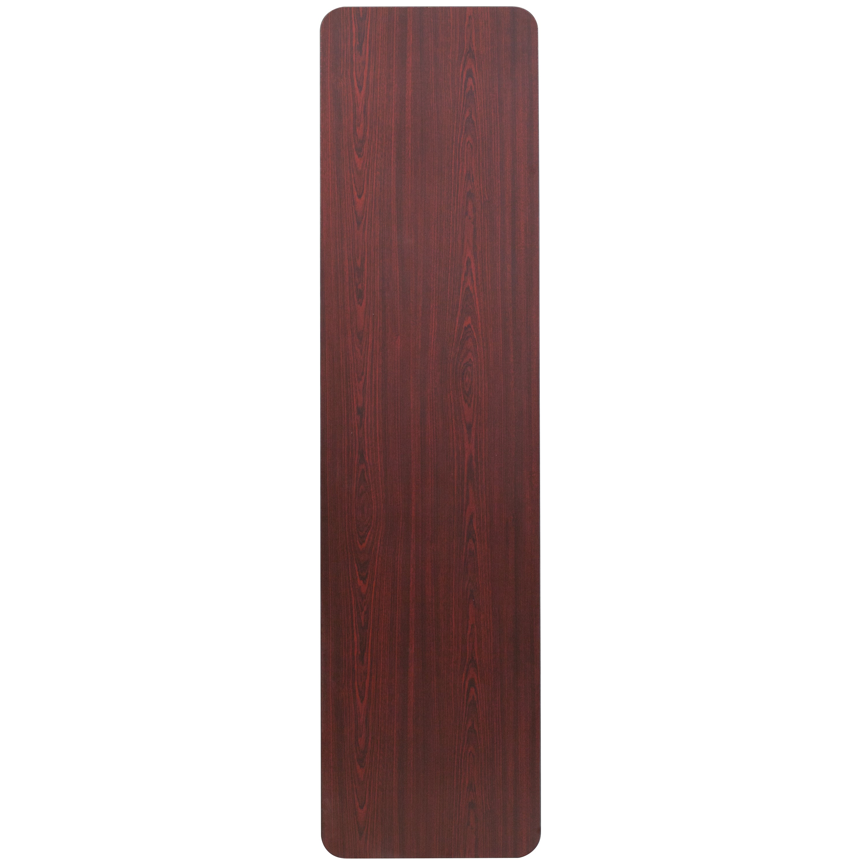 Frankie 6-Foot Mahogany Melamine Laminate Folding Training Table