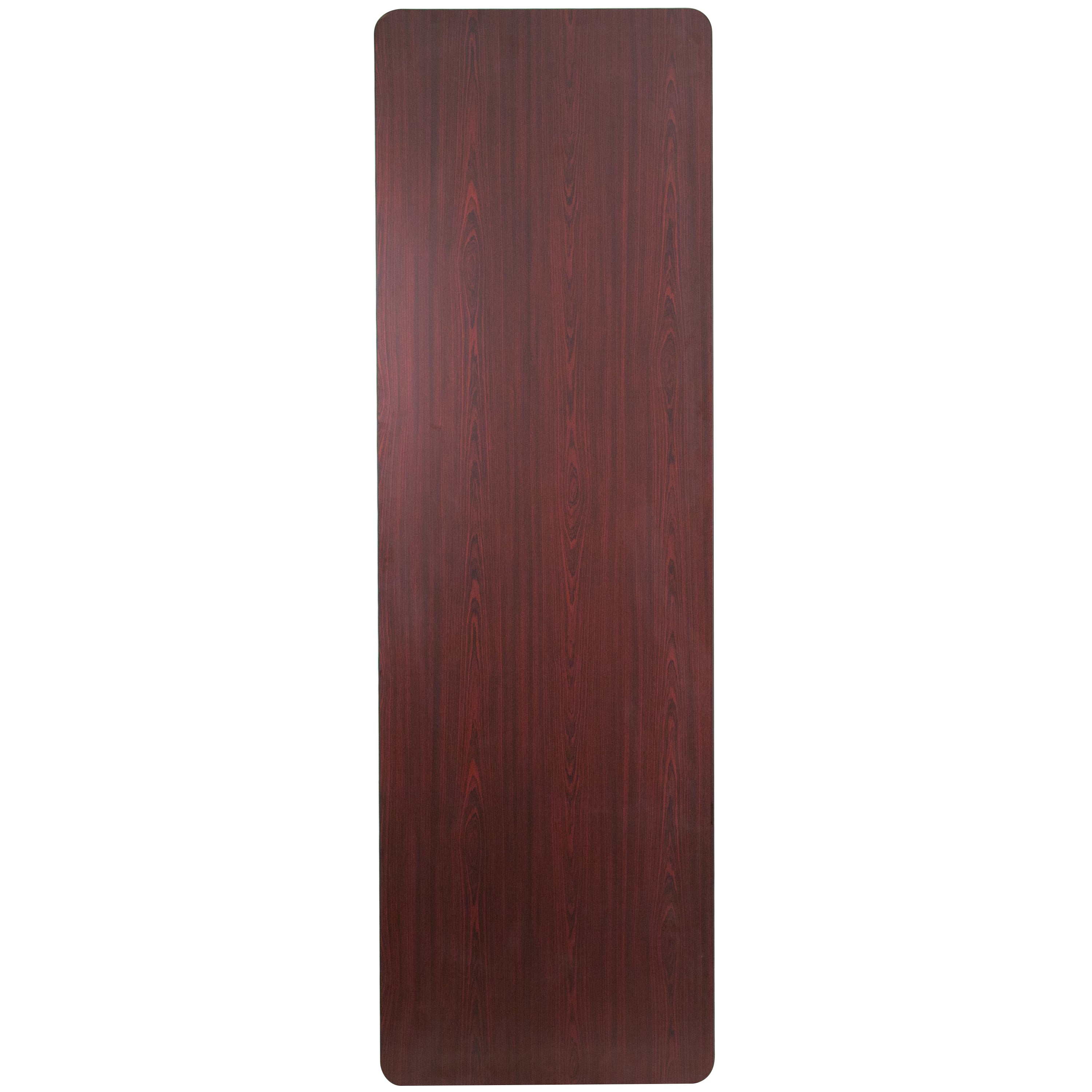 Floyd 8-Foot High Pressure Mahogany Laminate Folding Banquet Table