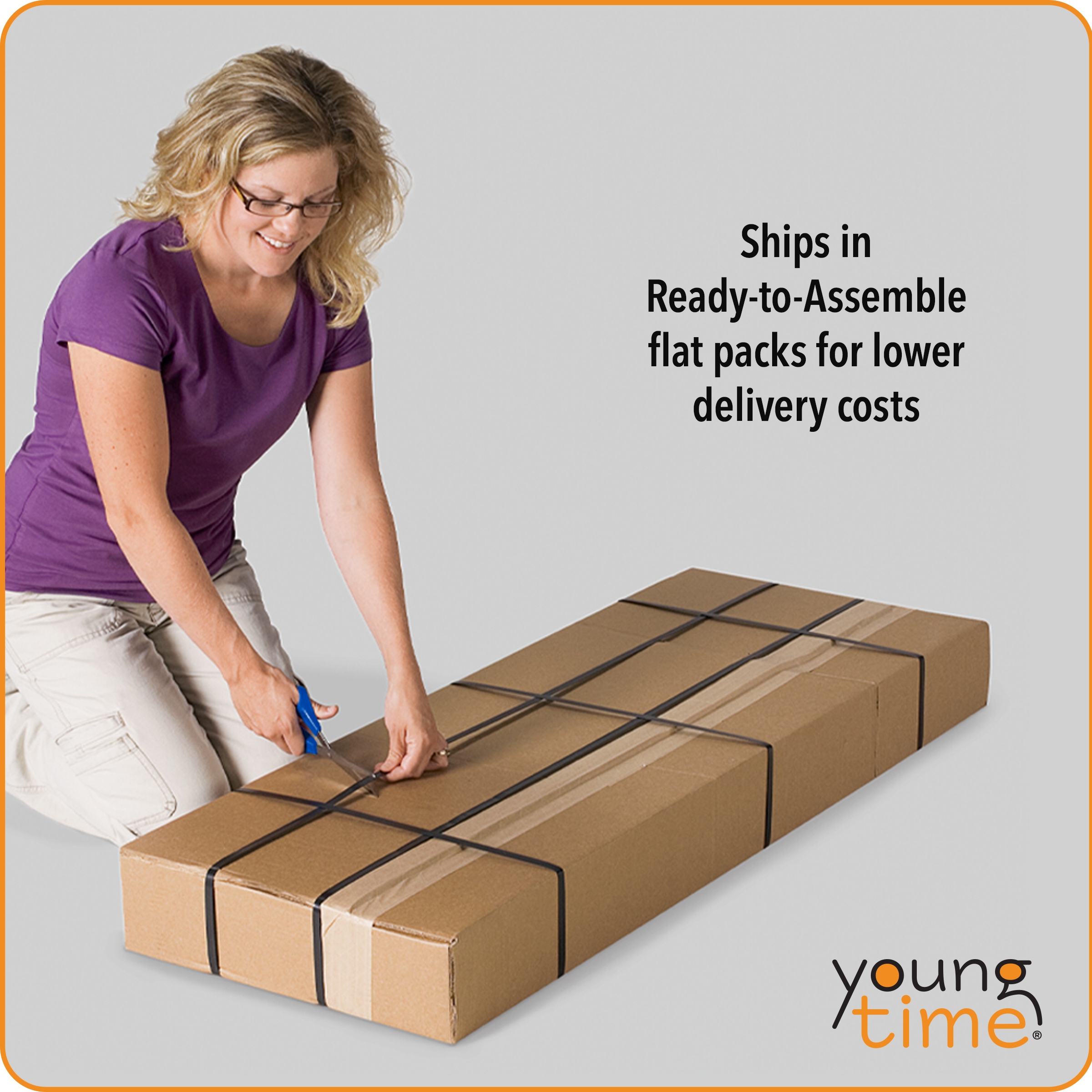 Young Time® 20 Cubbie-Tray Storage - with Clear Bins