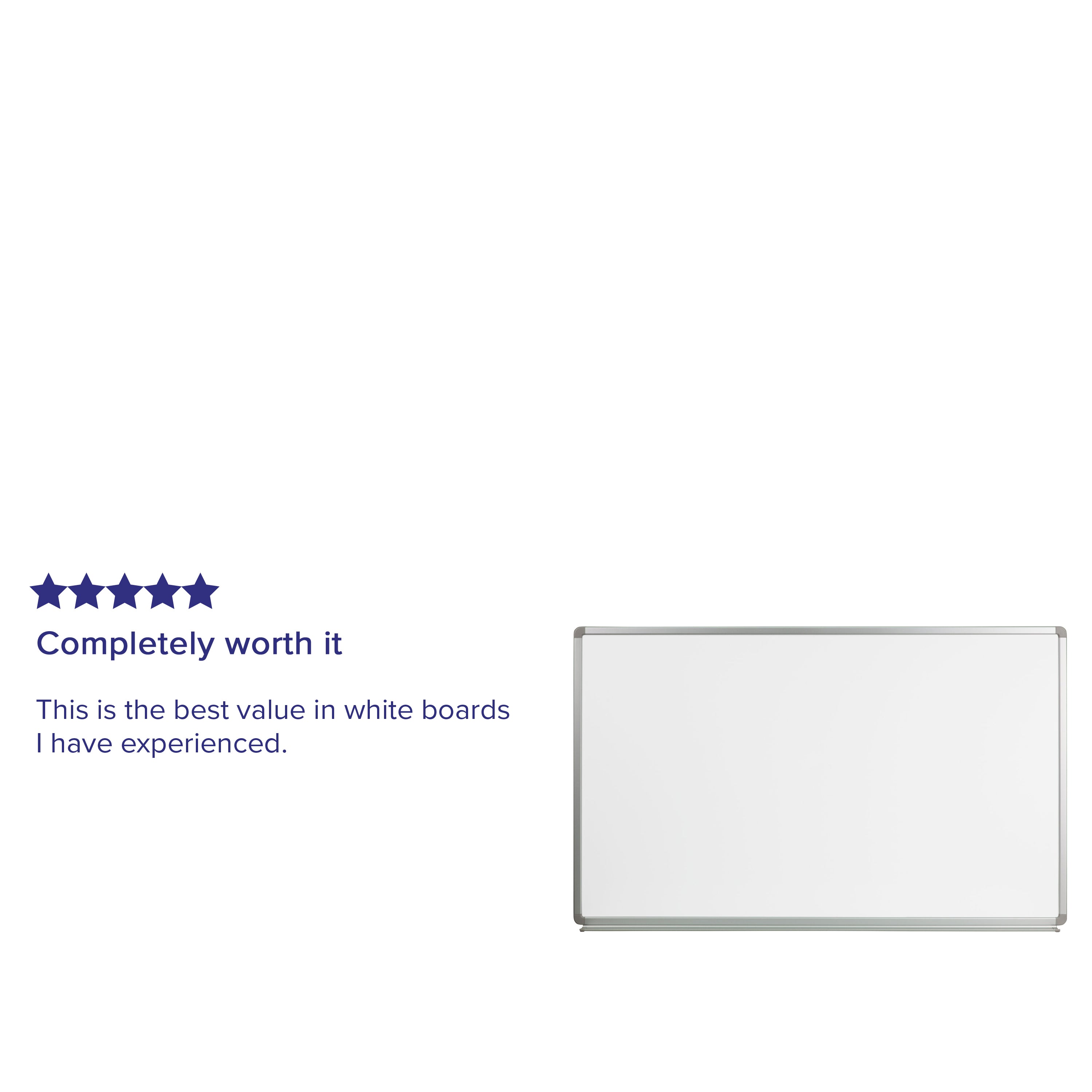 Cardim 5' W x 3' H Magnetic Marker Board