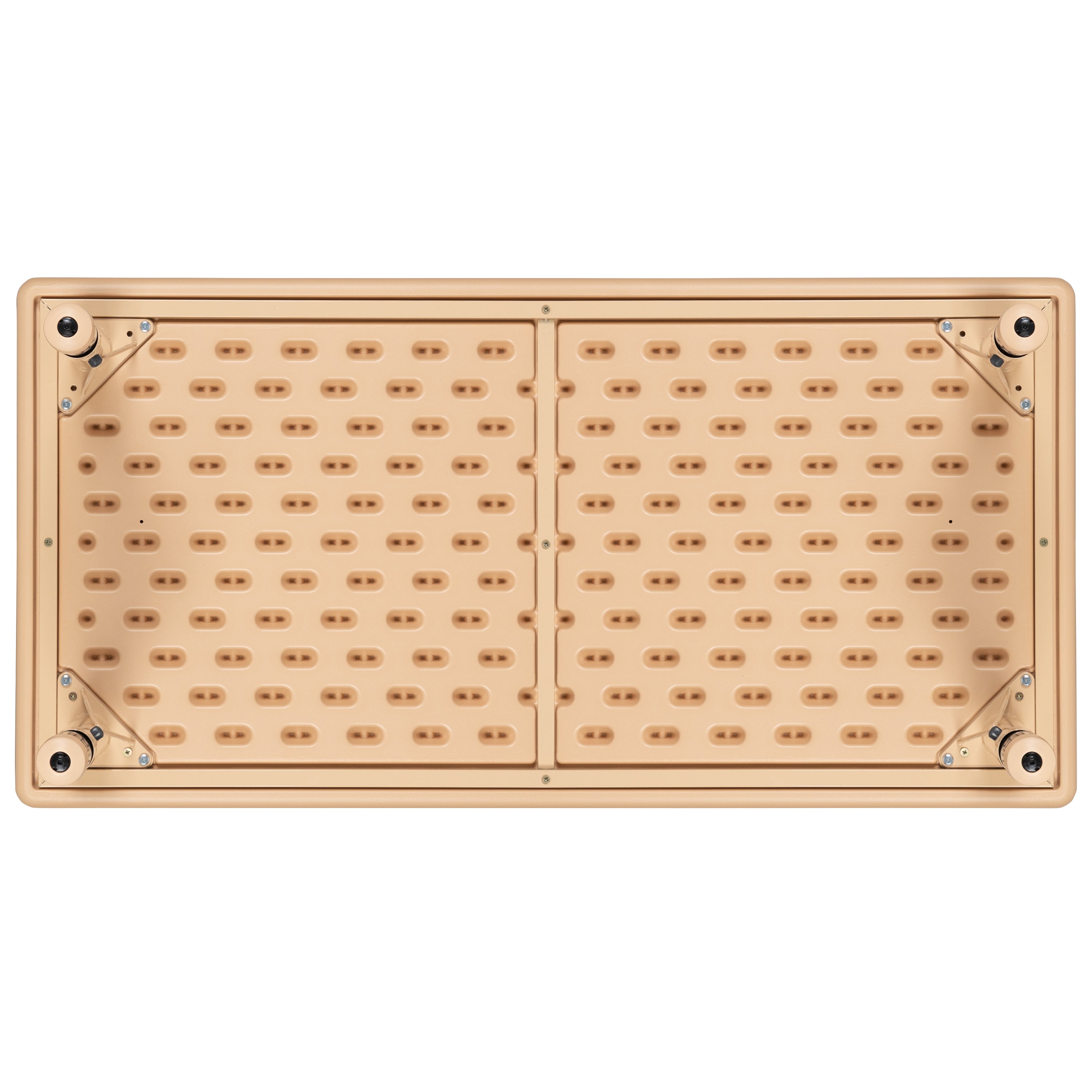 Wren 24"W x 48"L Rectangular Natural Plastic Height Adjustable Activity Table