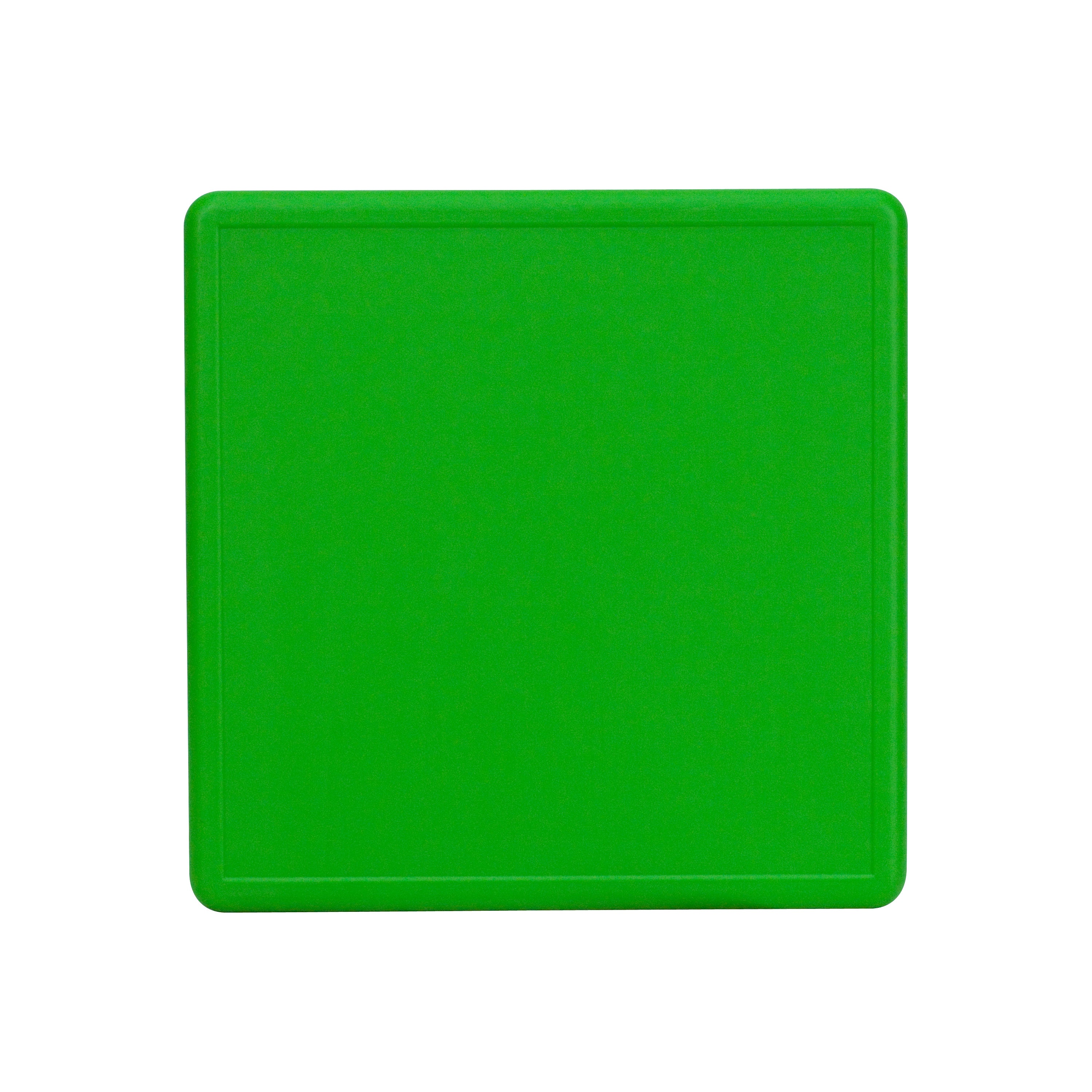 Wren 24'' Square Green Plastic Height Adjustable Activity Table