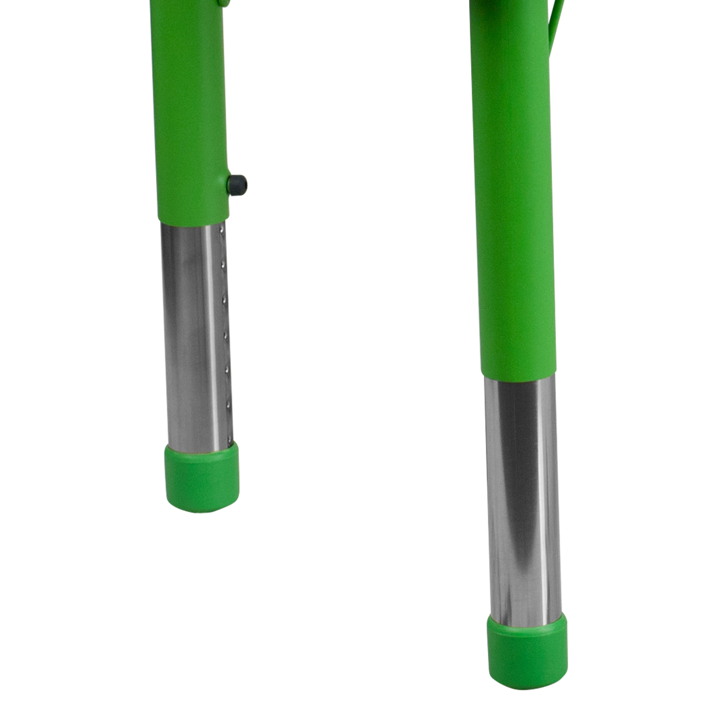 Wren Adjustable Height Kids Activity Table, Green/Gray Plastic, 23.6"W x 47.25"L, Rectangular, Table Only