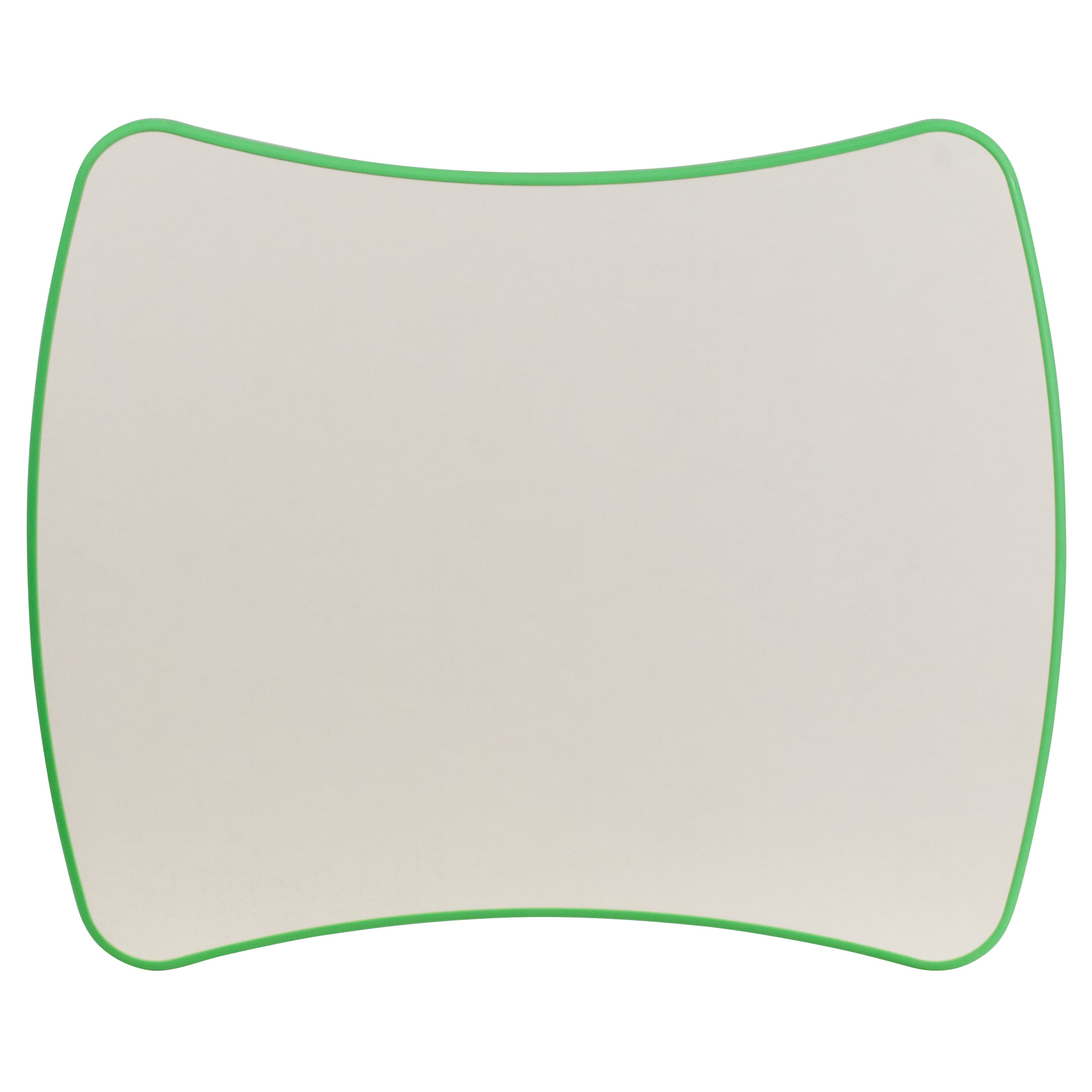 Wren 21.875''W x 26.625''L Rectangular Green Plastic Height Adjustable Activity Table with Grey Top