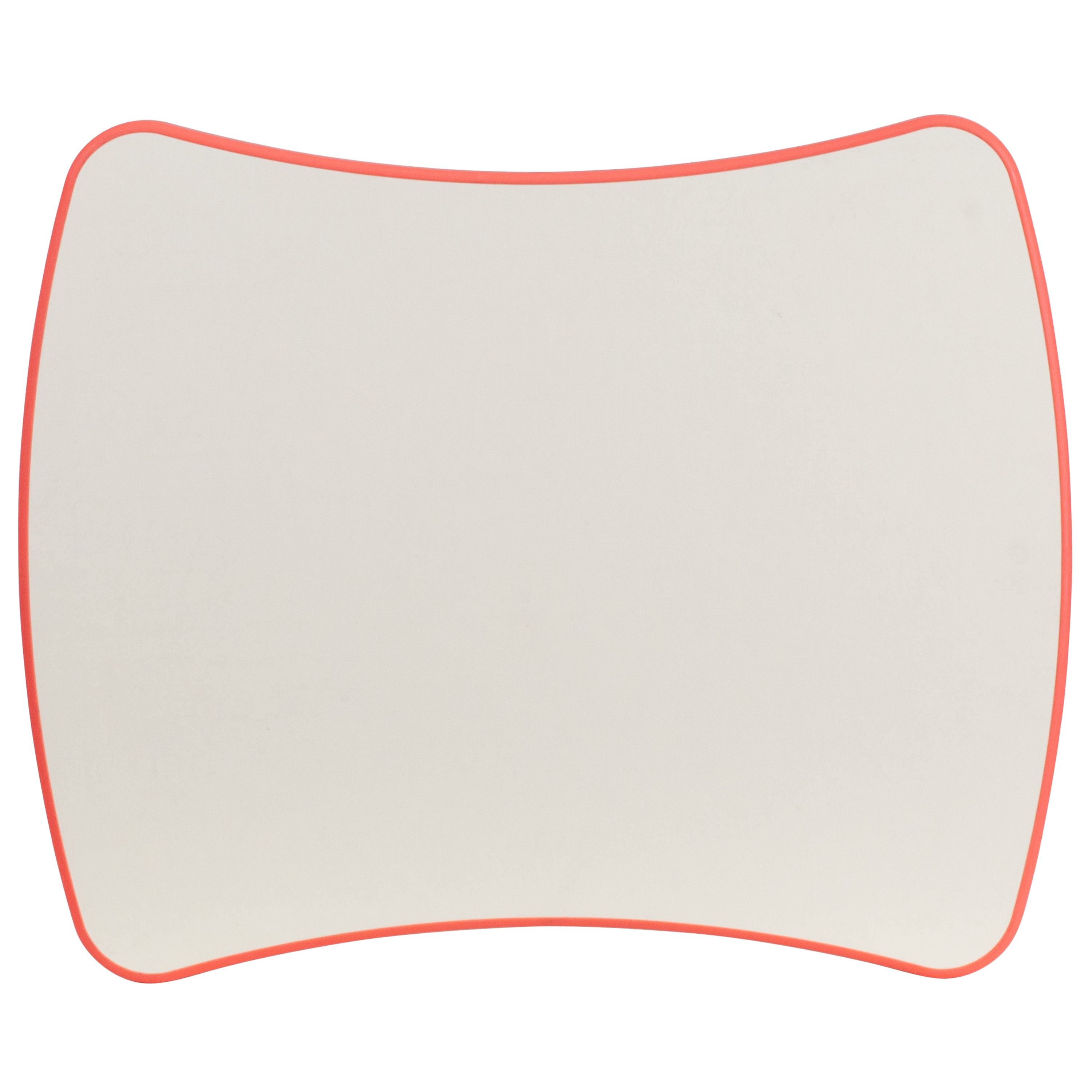 Wren 21.875''W x 26.625''L Rectangular Red Plastic Height Adjustable Activity Table with Grey Top