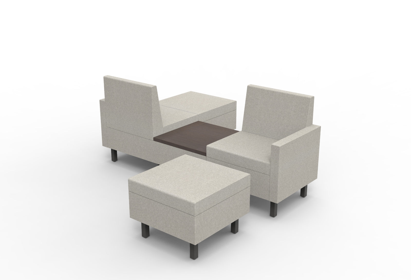 Movvi Single Seat No Back