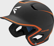 Easton Z5 2.0 2-Tone Senior Matte Batting Helmet - Black/Athletic Orange