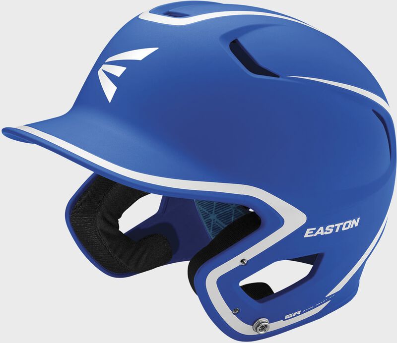 Easton Z5 2.0 2-Tone Junior Matte Batting Helmet - Royal/White