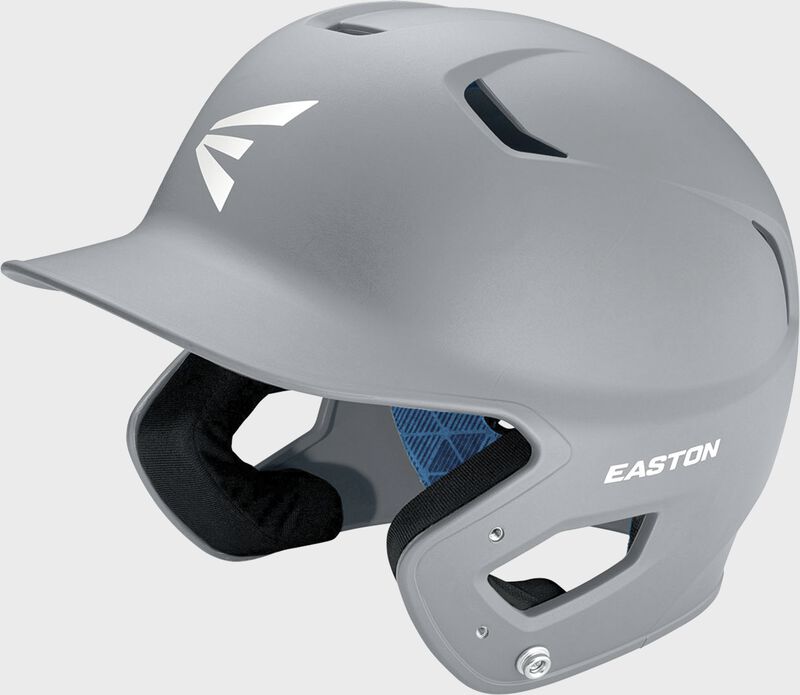 Easton Z5 2.0 Senior Matte Batting Helmet - Light Grey