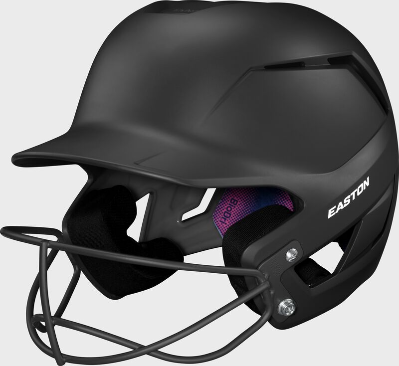 Easton Z50 Medium/Large Matte Batting Helmet With Softball Only Mask - Black