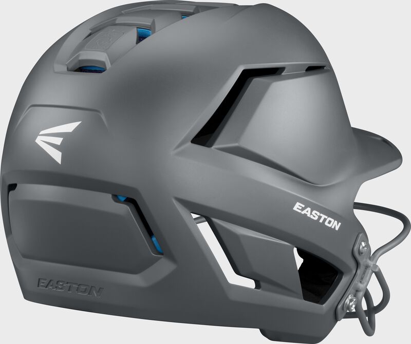 Easton Z50 Medium/Large Matte Batting Helmet With Softball Only Mask - Charcoal