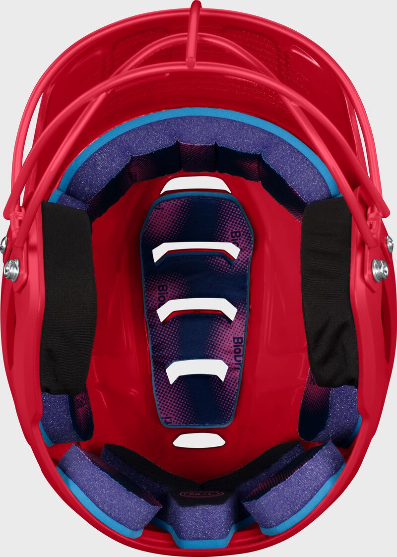 Easton Z50 Small/Medium Matte Batting Helmet With Softball Only Mask - Red