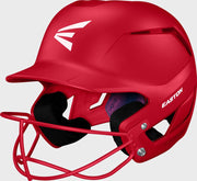 Easton Z50 Medium/Large Matte Batting Helmet With Softball Only Mask - Red