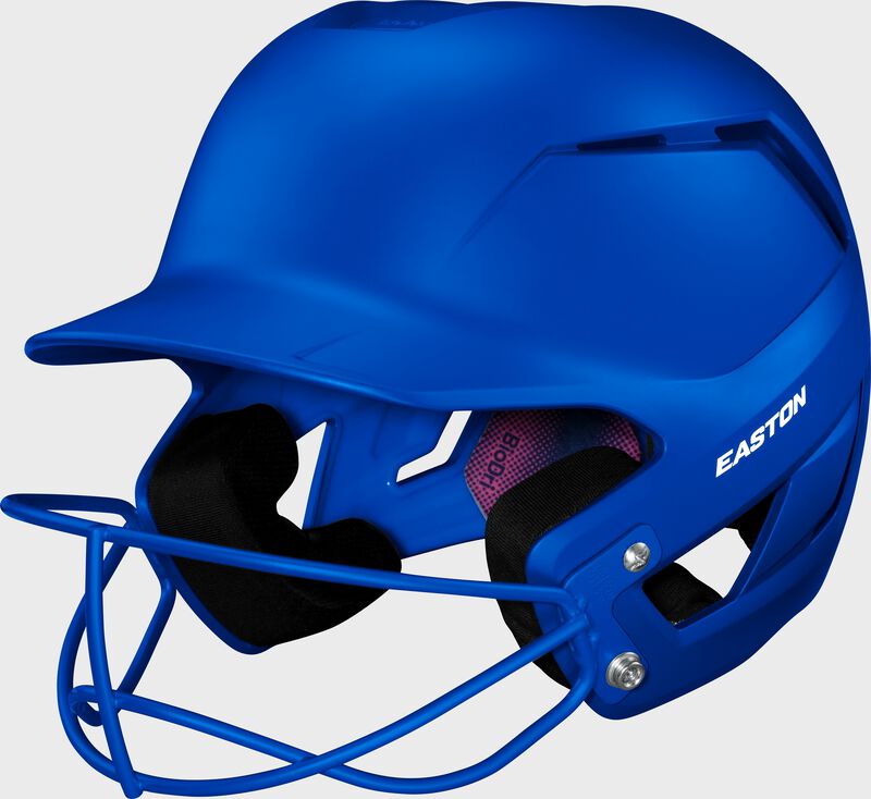 Easton Z50 Small/Medium Matte Batting Helmet With Softball Only Mask - Royal