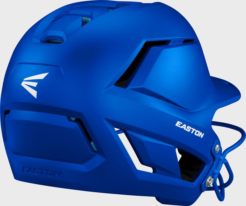 Easton Z50 Small/Medium Matte Batting Helmet With Softball Only Mask - Royal