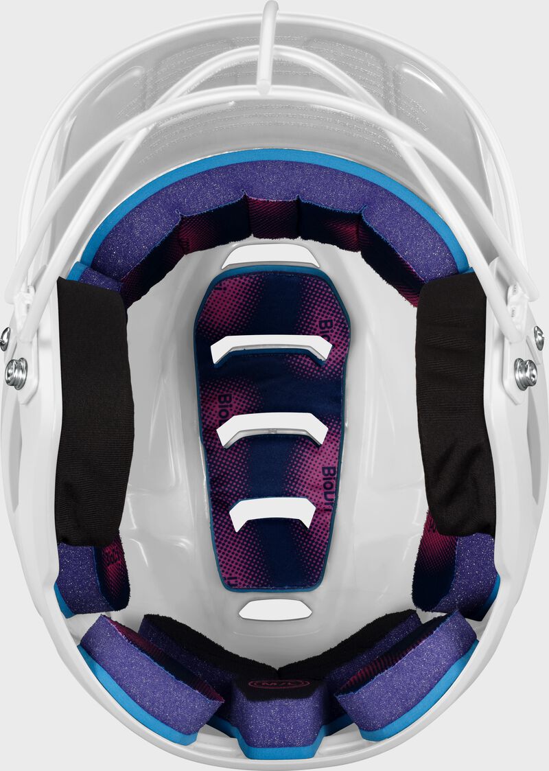 Easton Z50 Medium/Large Matte Batting Helmet With Softball Only Mask - White