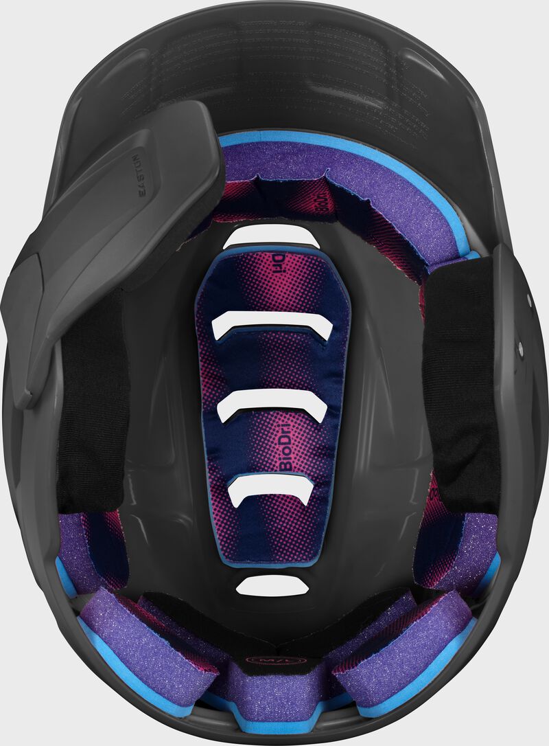 Easton Z50 With Multi-Adjust Jaw Guard Medium/Large Matte Batting Helmet - Black